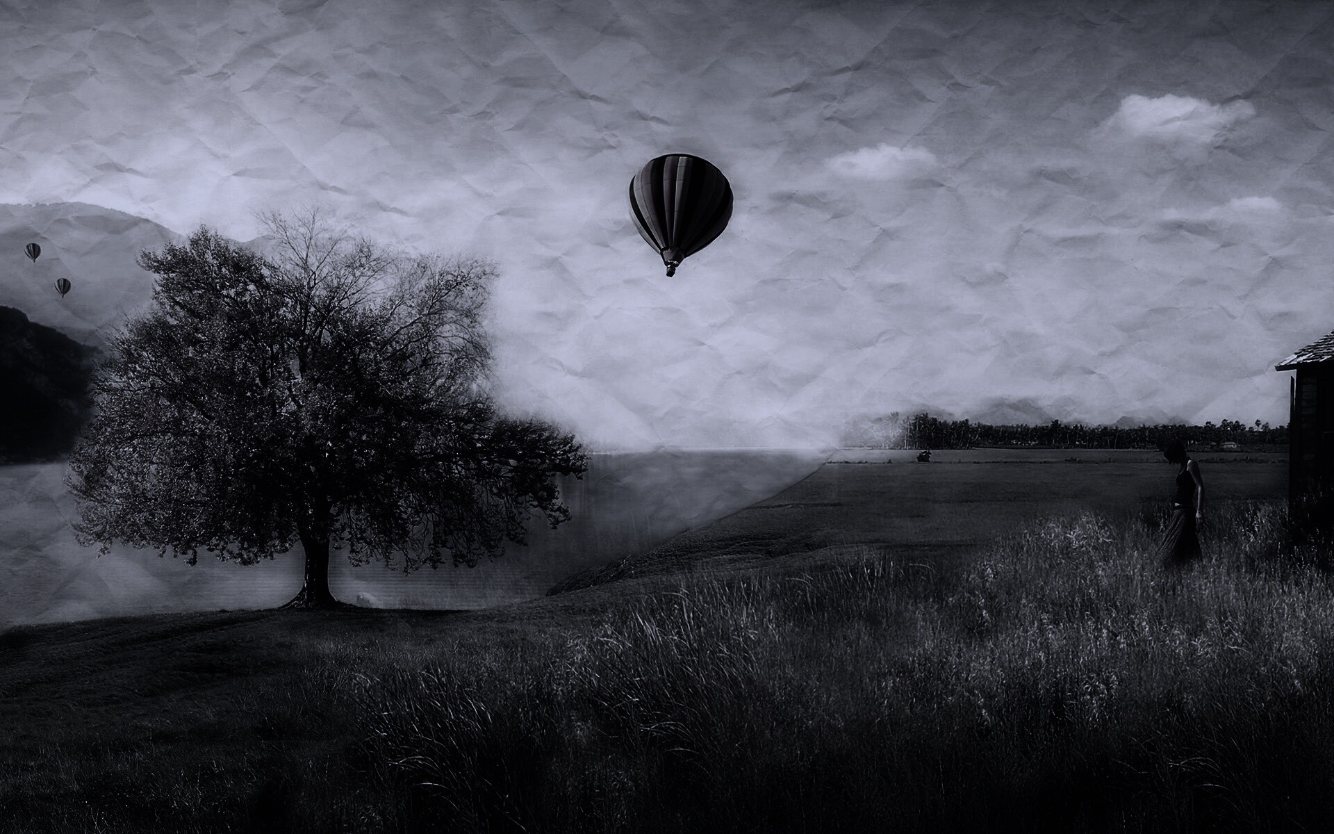 Умиротворенный коллаж обои