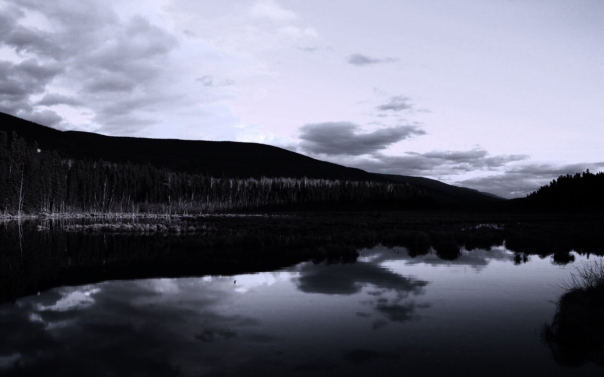 Осеннее озеро обои