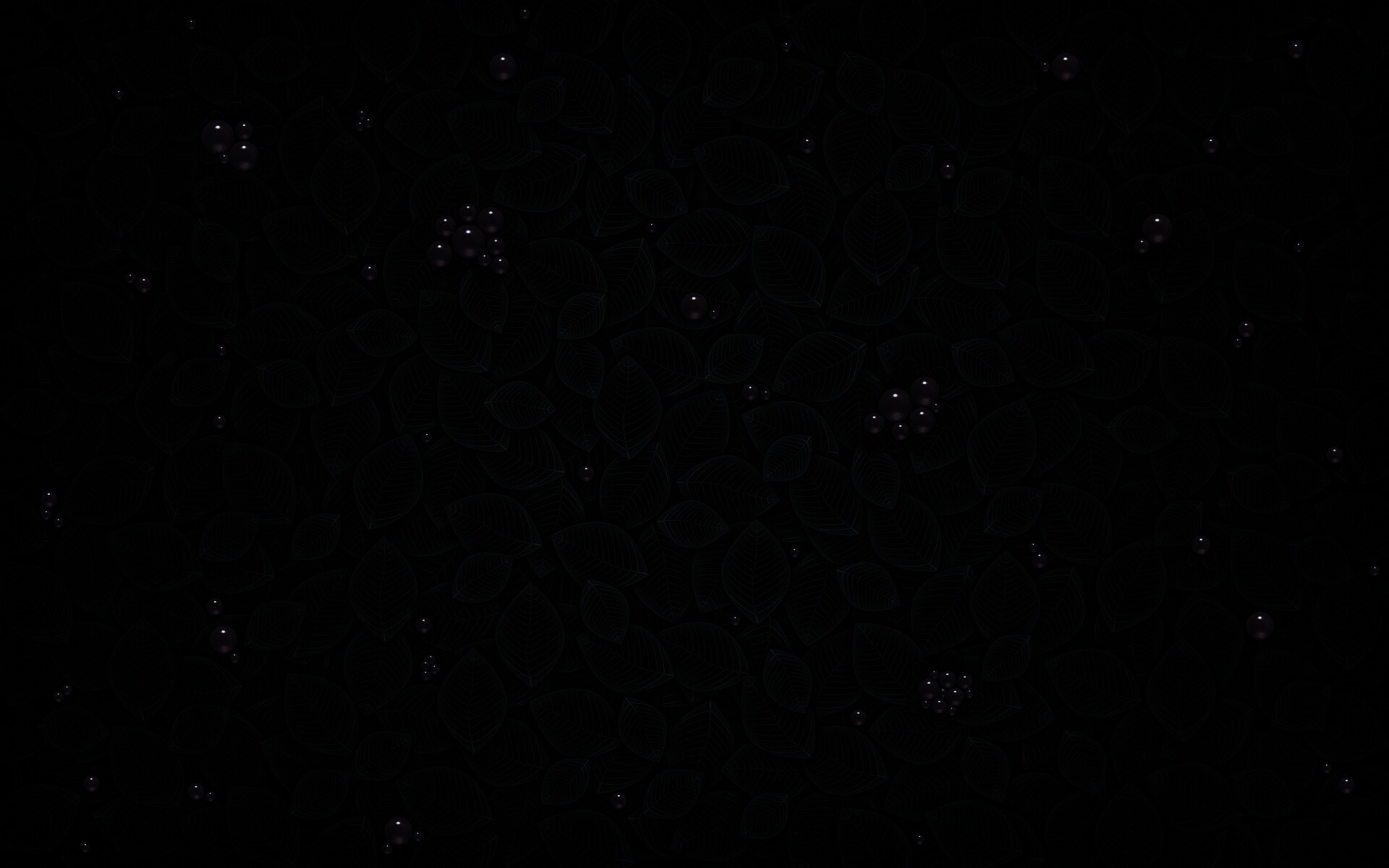 Векторные листья с ягодами обои