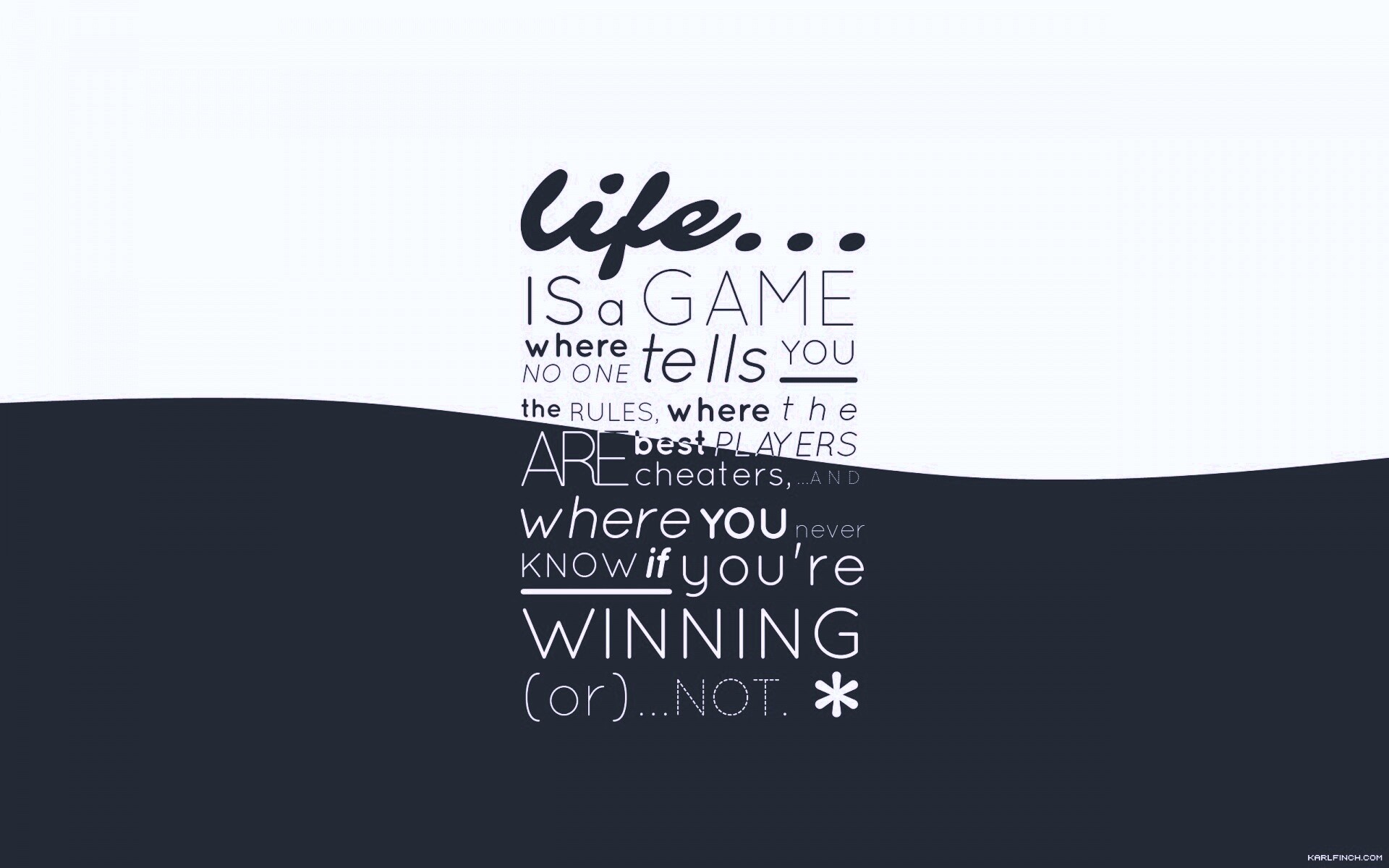 Жизнь - игра обои