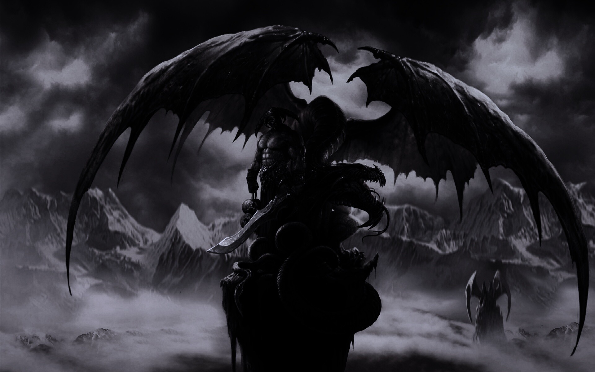 Варвар и дракон обои