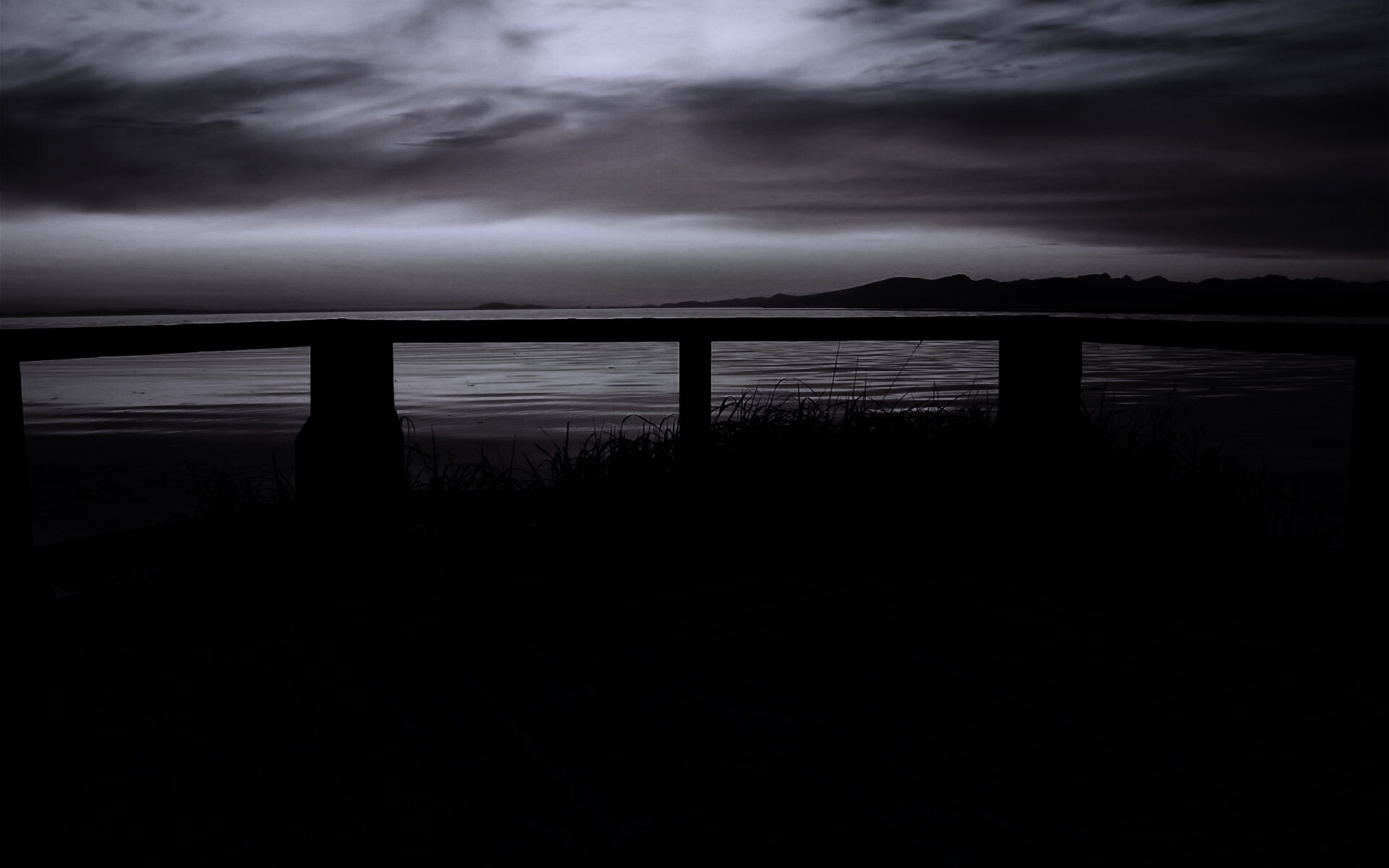 Терасса на море обои