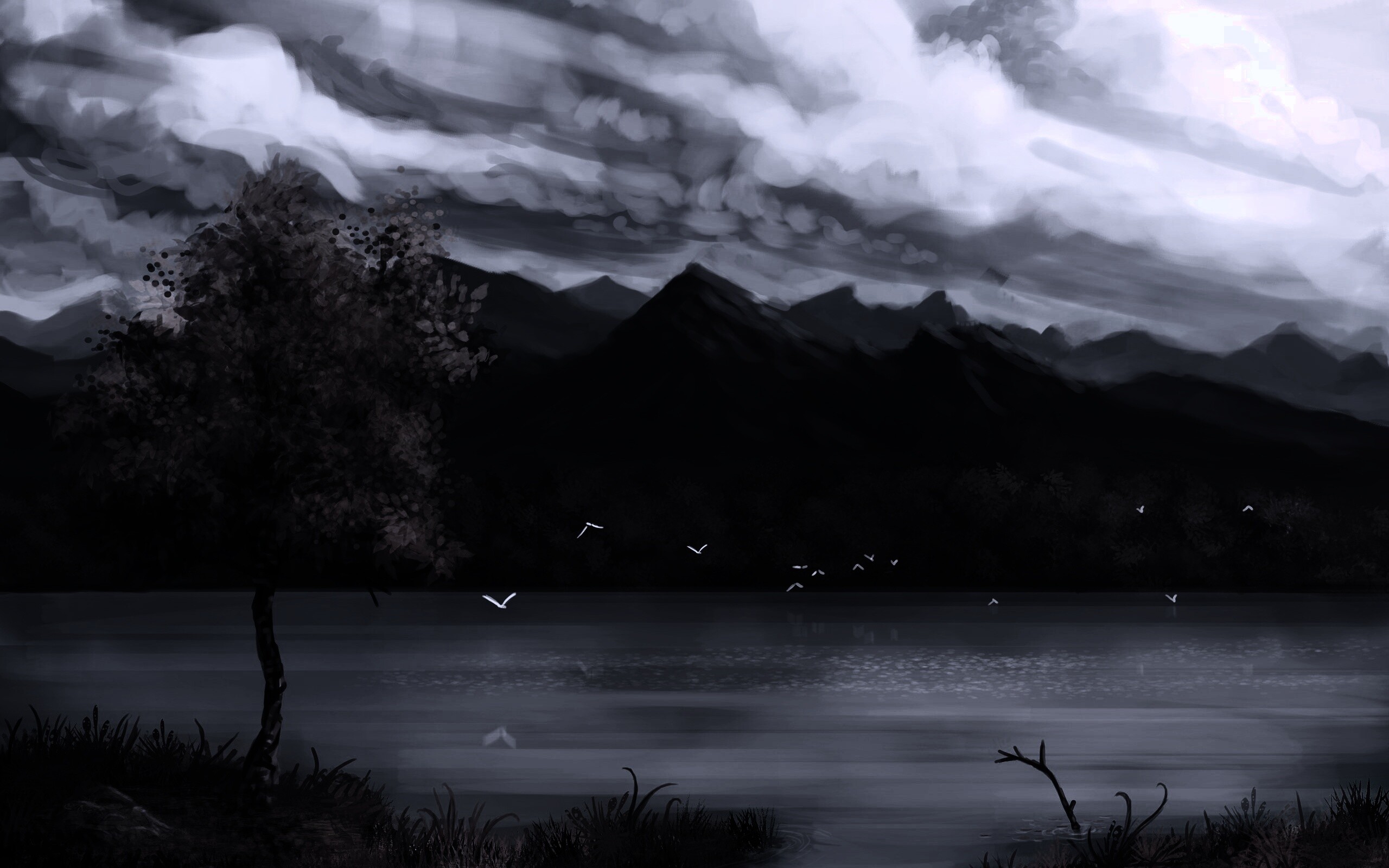 Осень в предгорье обои