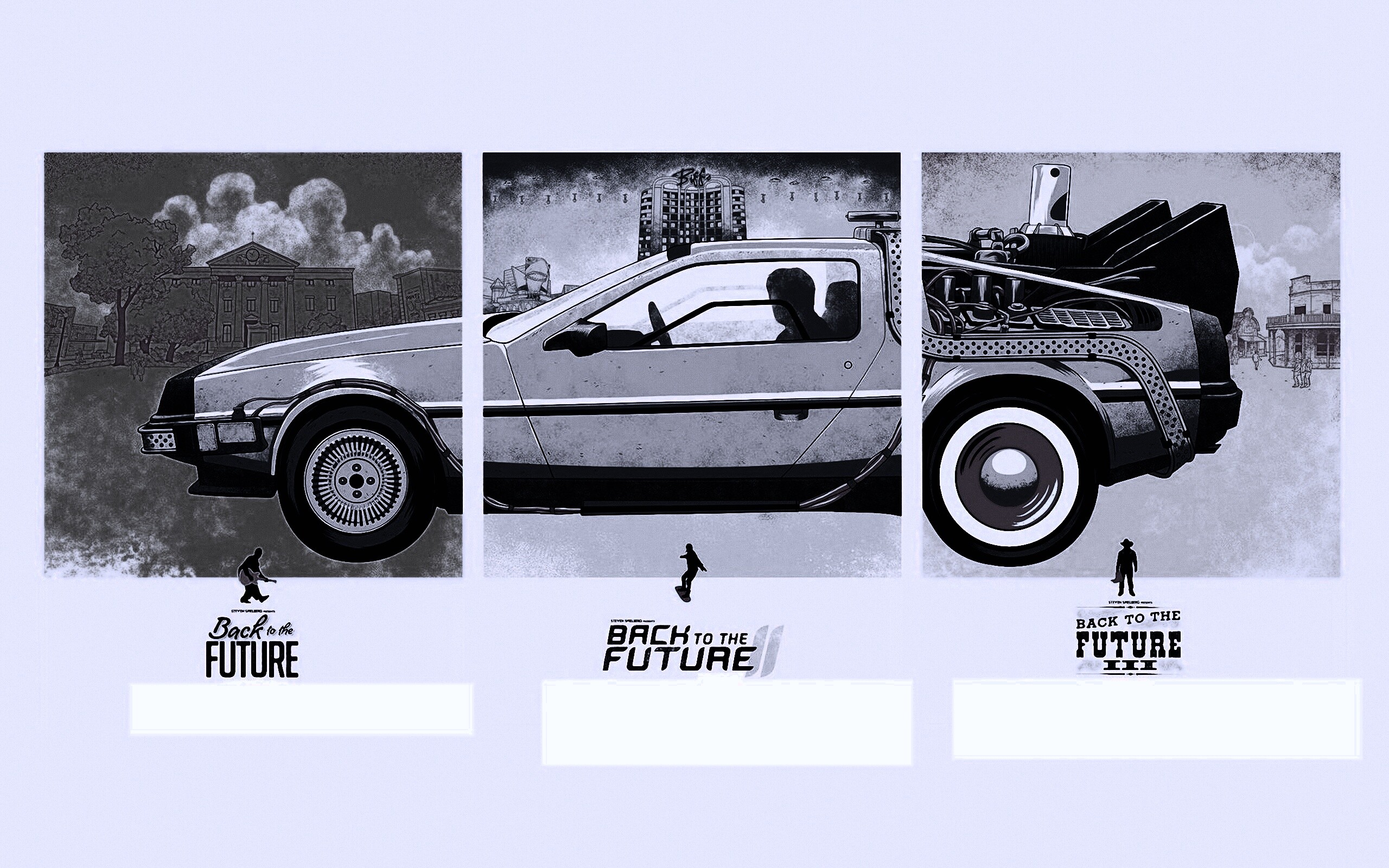 Делориан из Назад в будущее обои