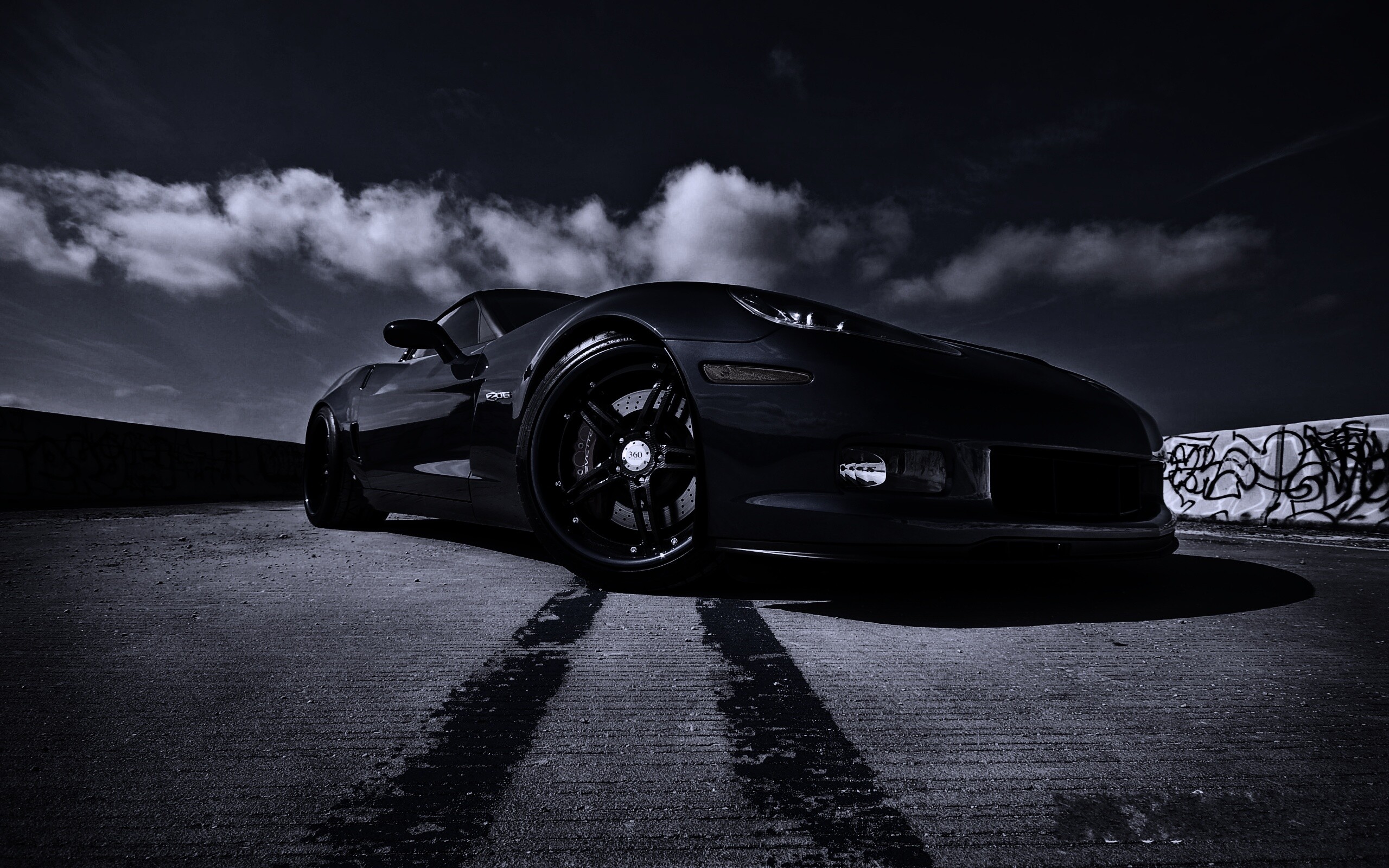 Синий спорткар обои