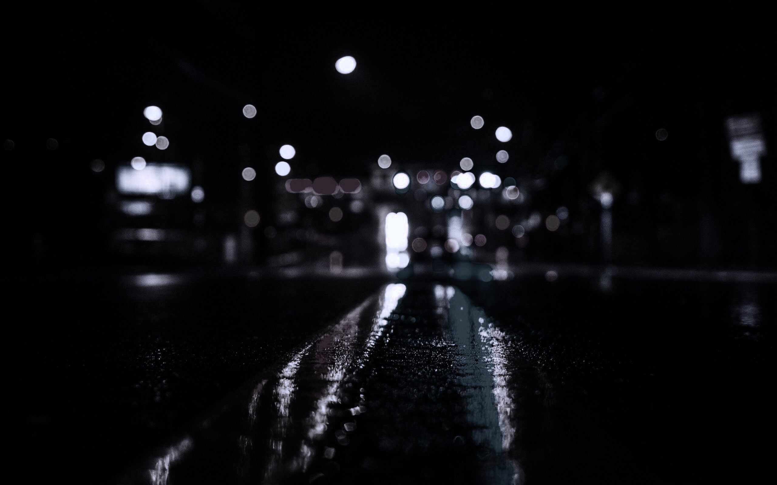 Мокрый асфальт обои