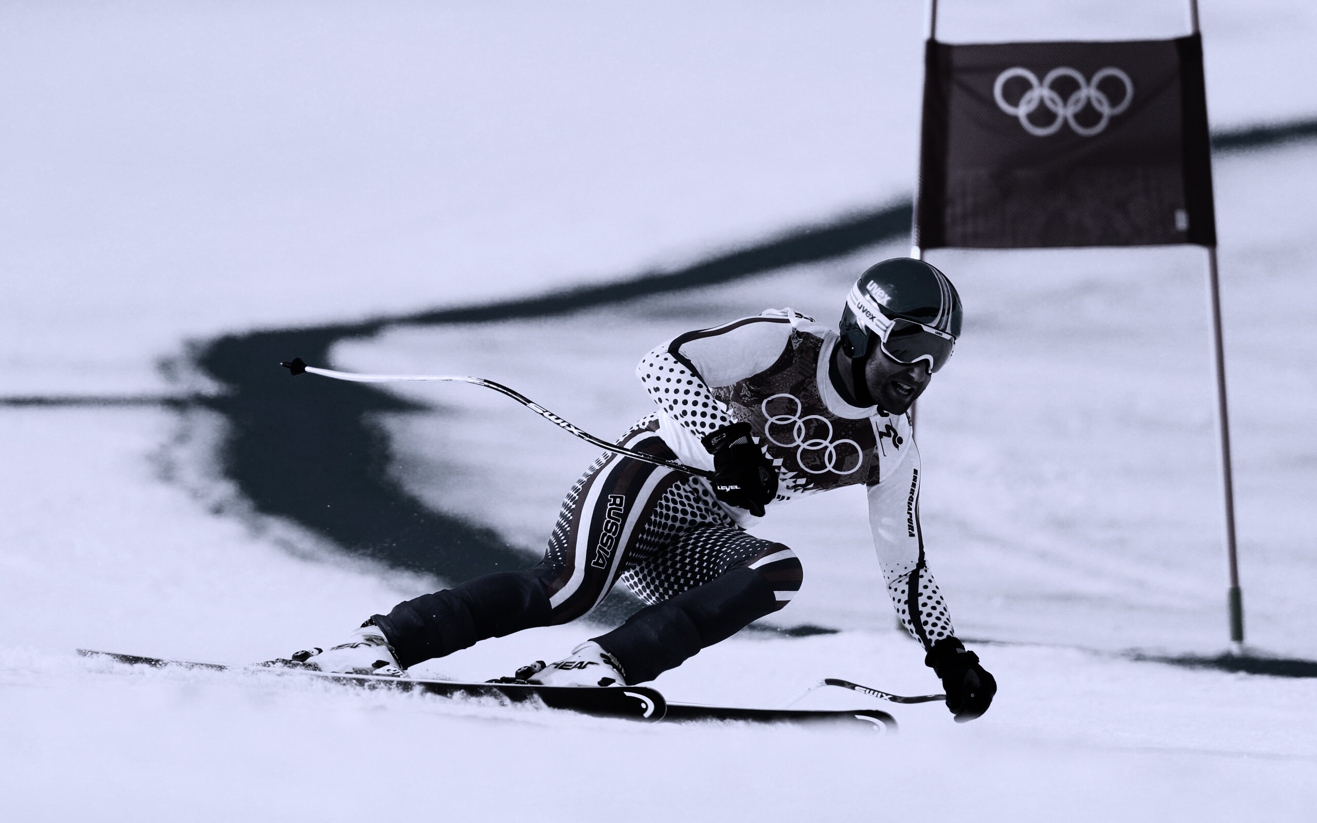 Лыжник на олимпиаде обои