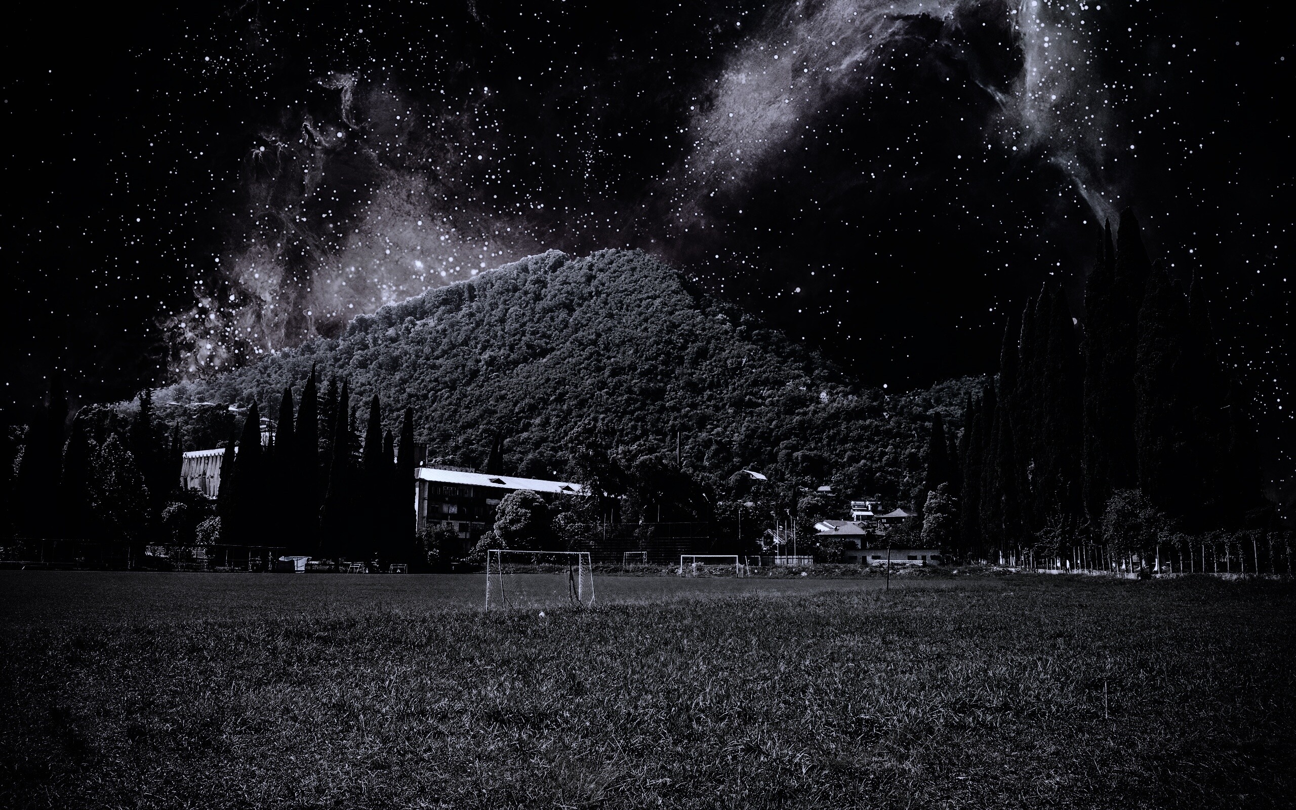 Под удивительным небом обои