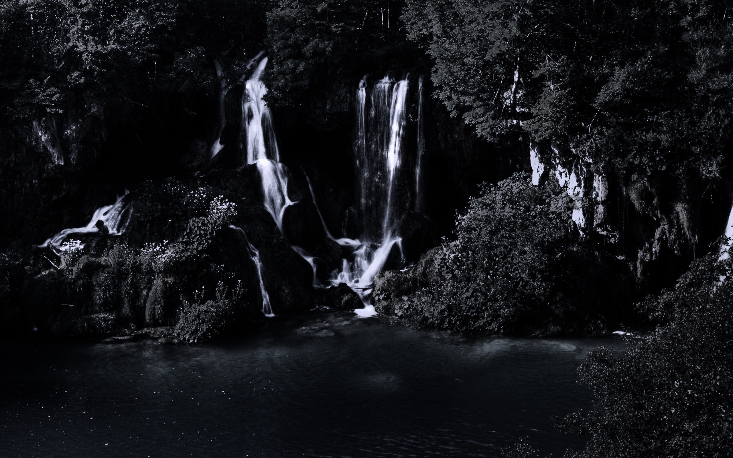 Водопад в дикой природе обои