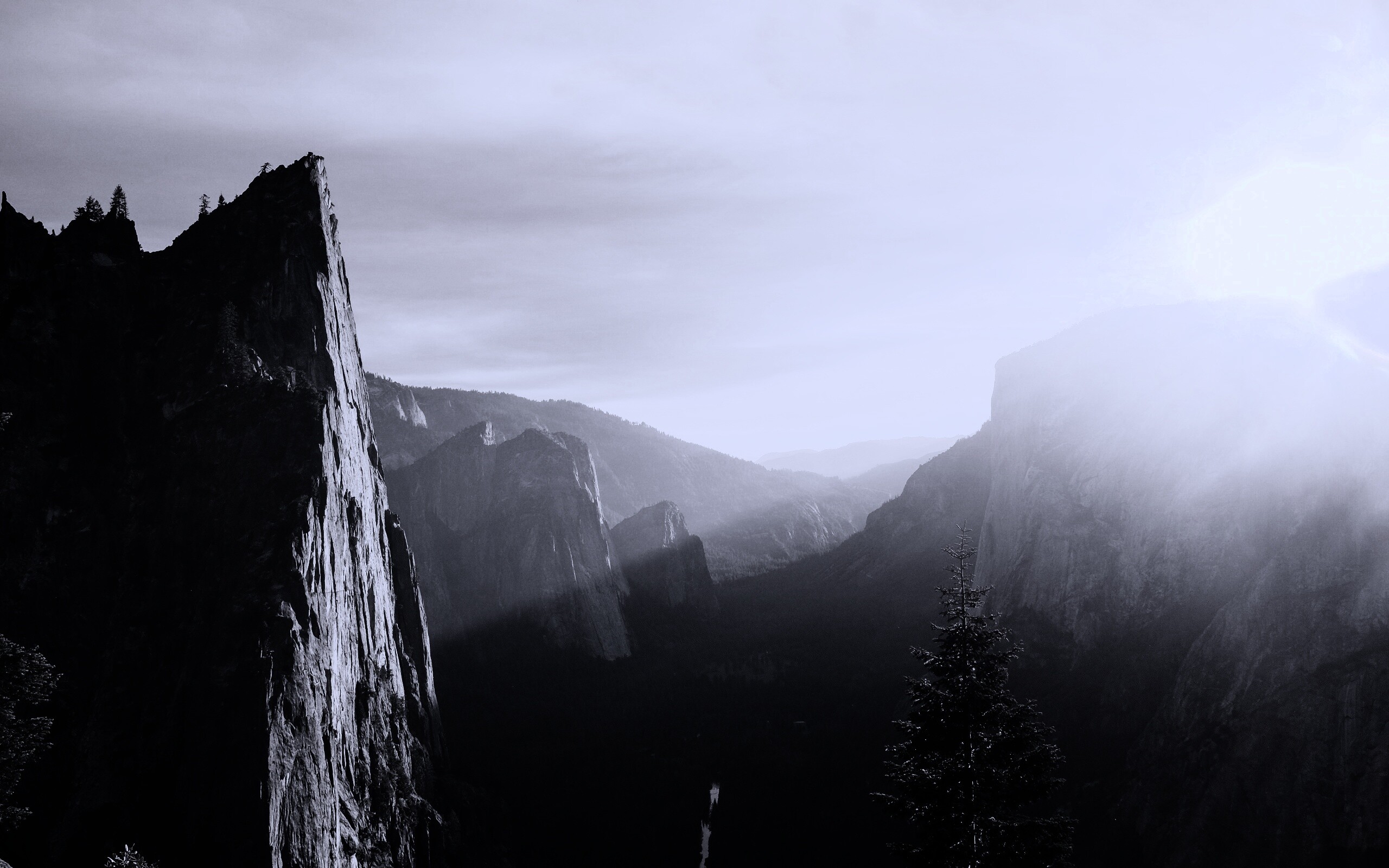 Горный пейзаж обои