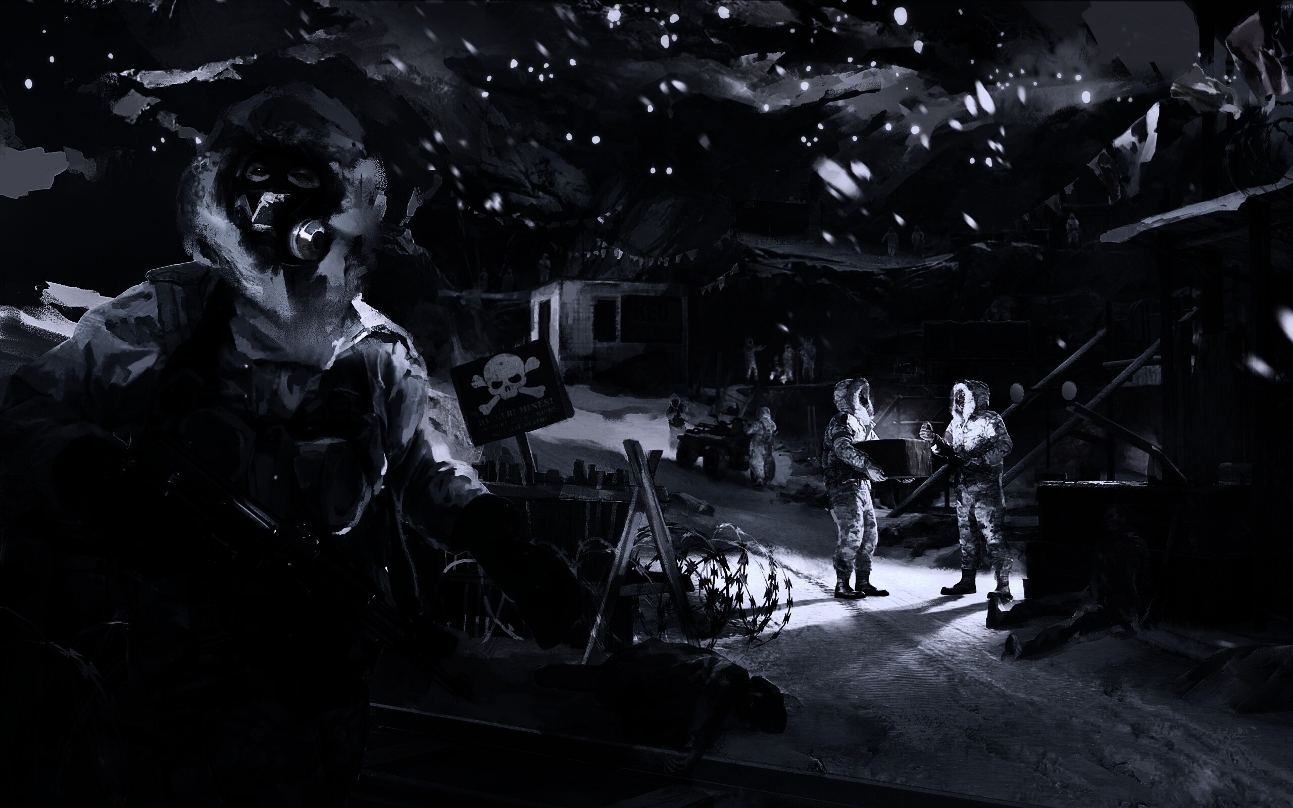 Снежно и опасно обои