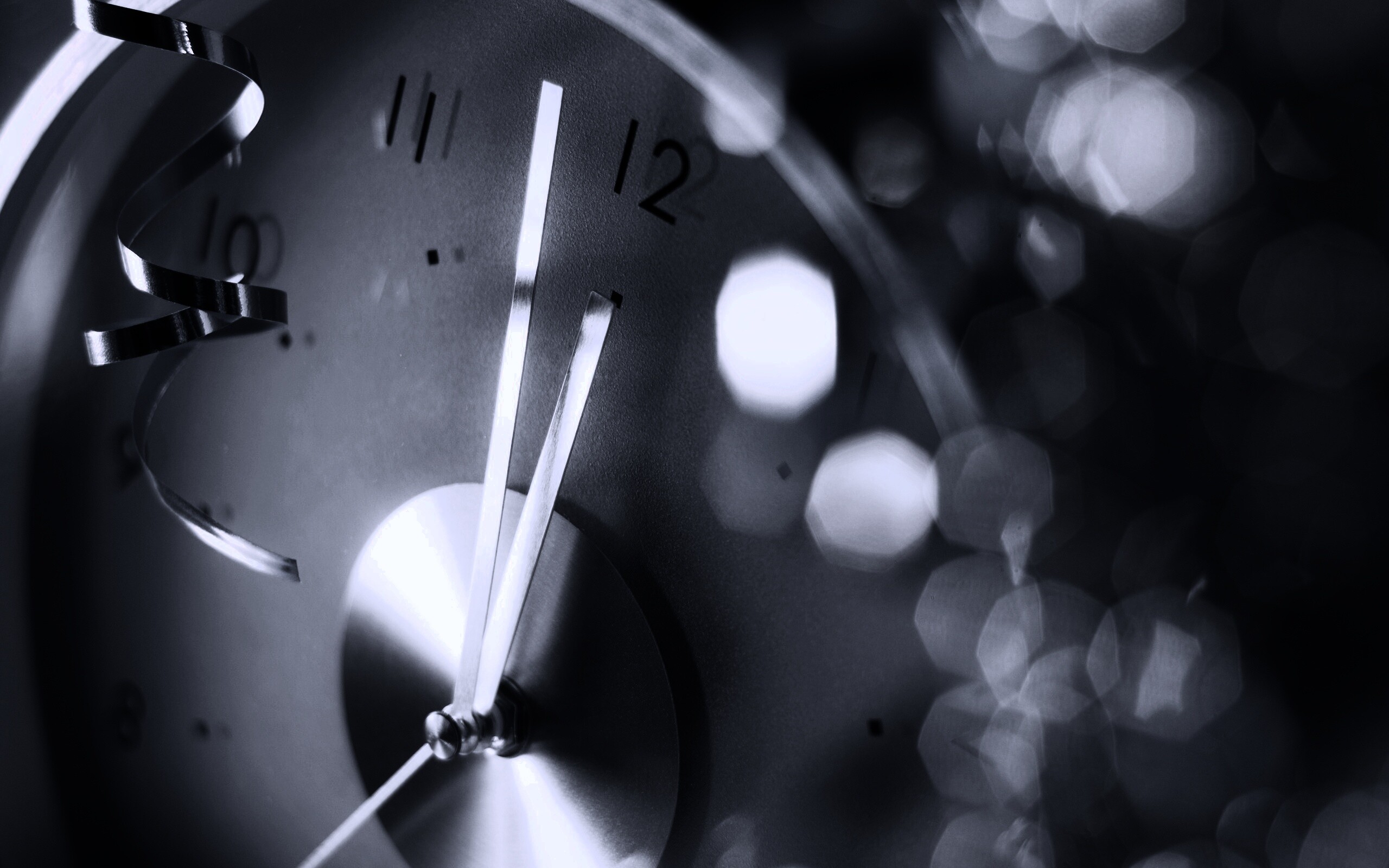 Часы в ожидании нового года обои