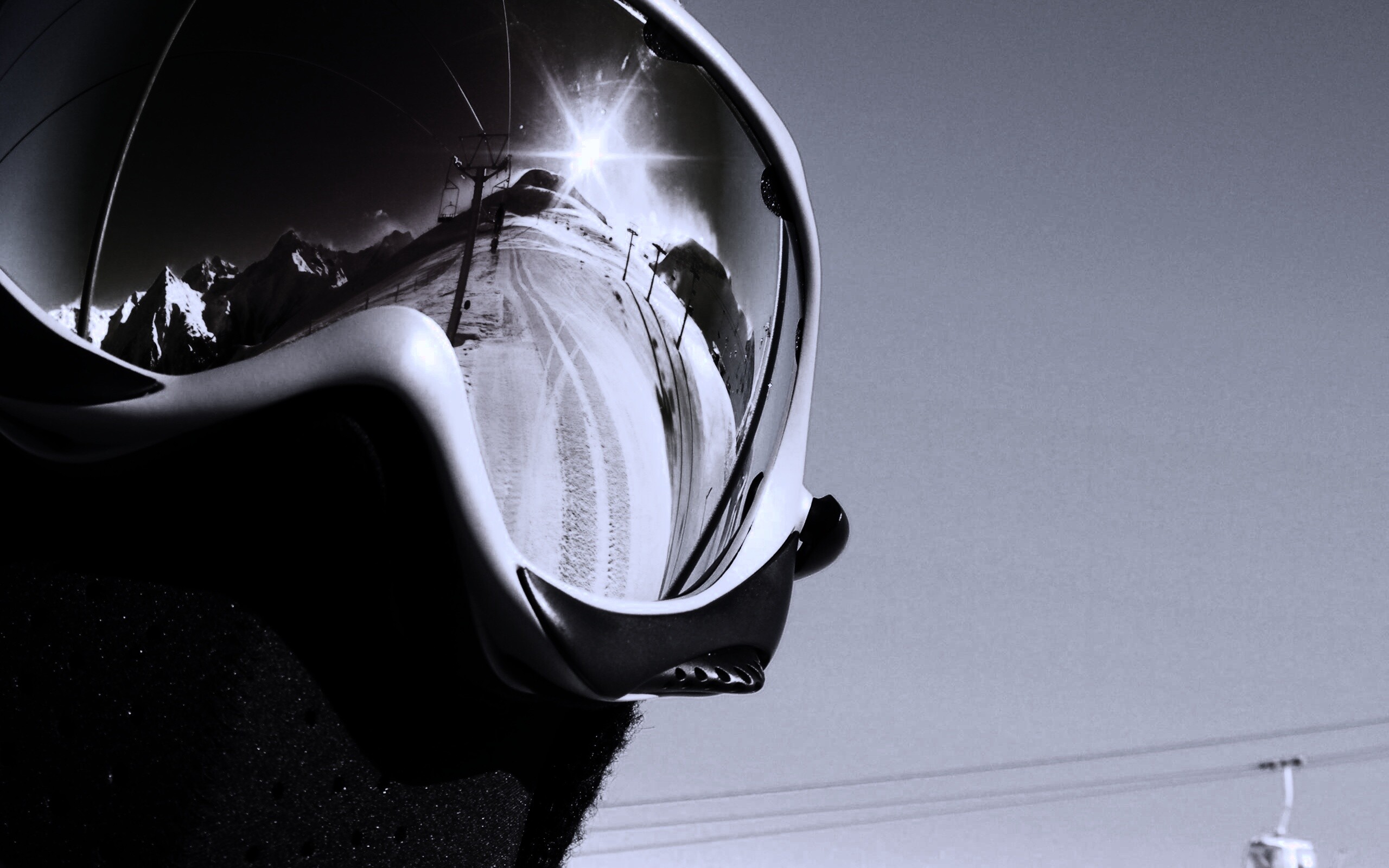 Маска сноубордиста обои