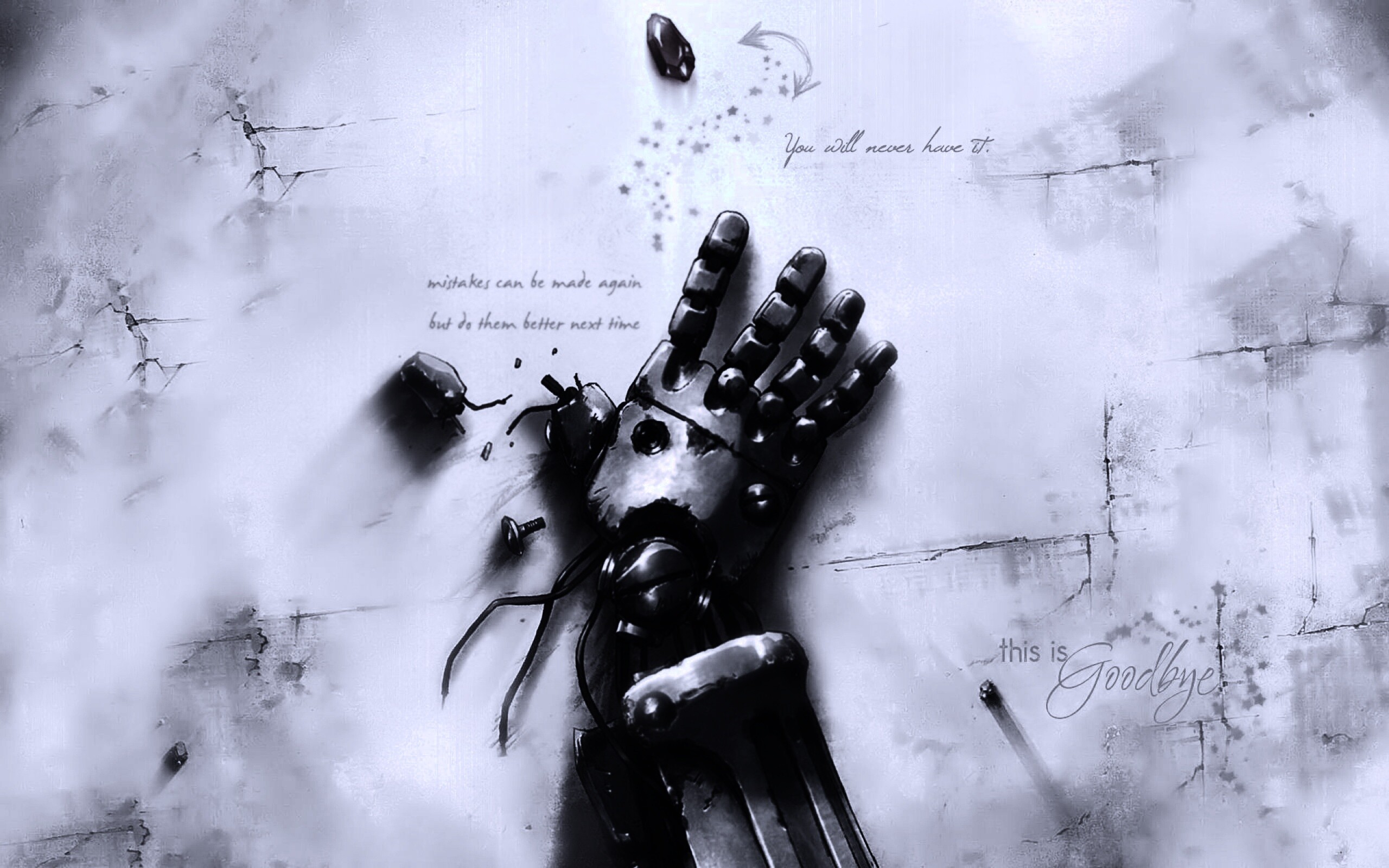 Автопротез из анимэ Стальной Алхимик обои