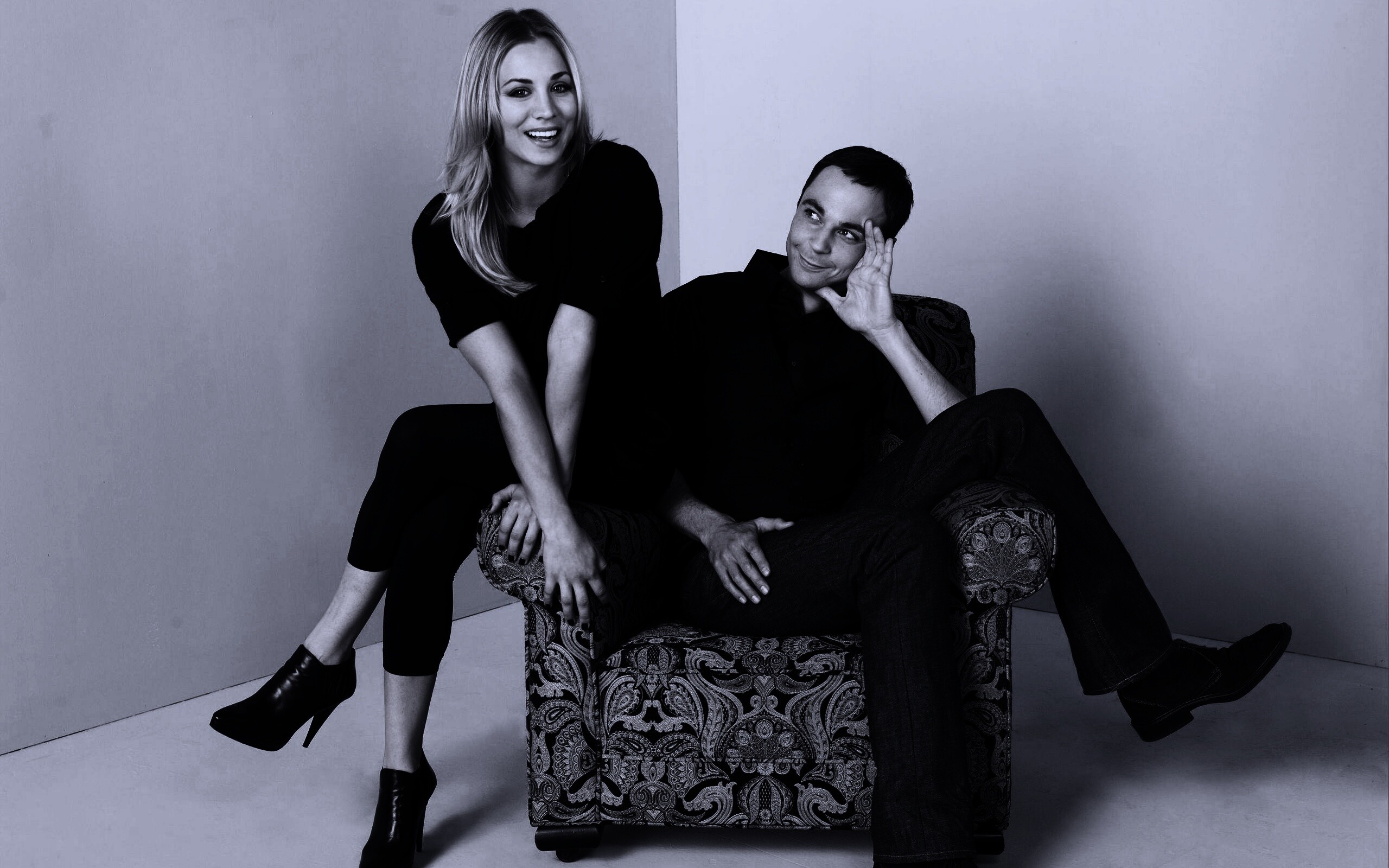 Пенни и Шелдон обои