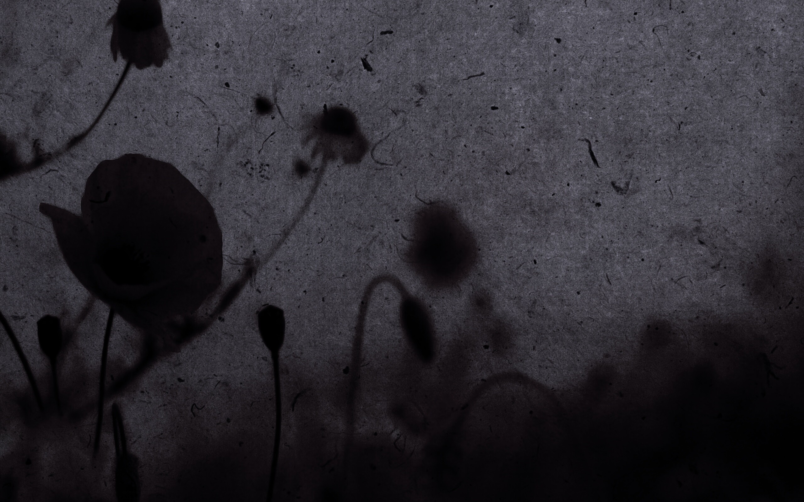 Кровавые цветы в стиле ретро обои