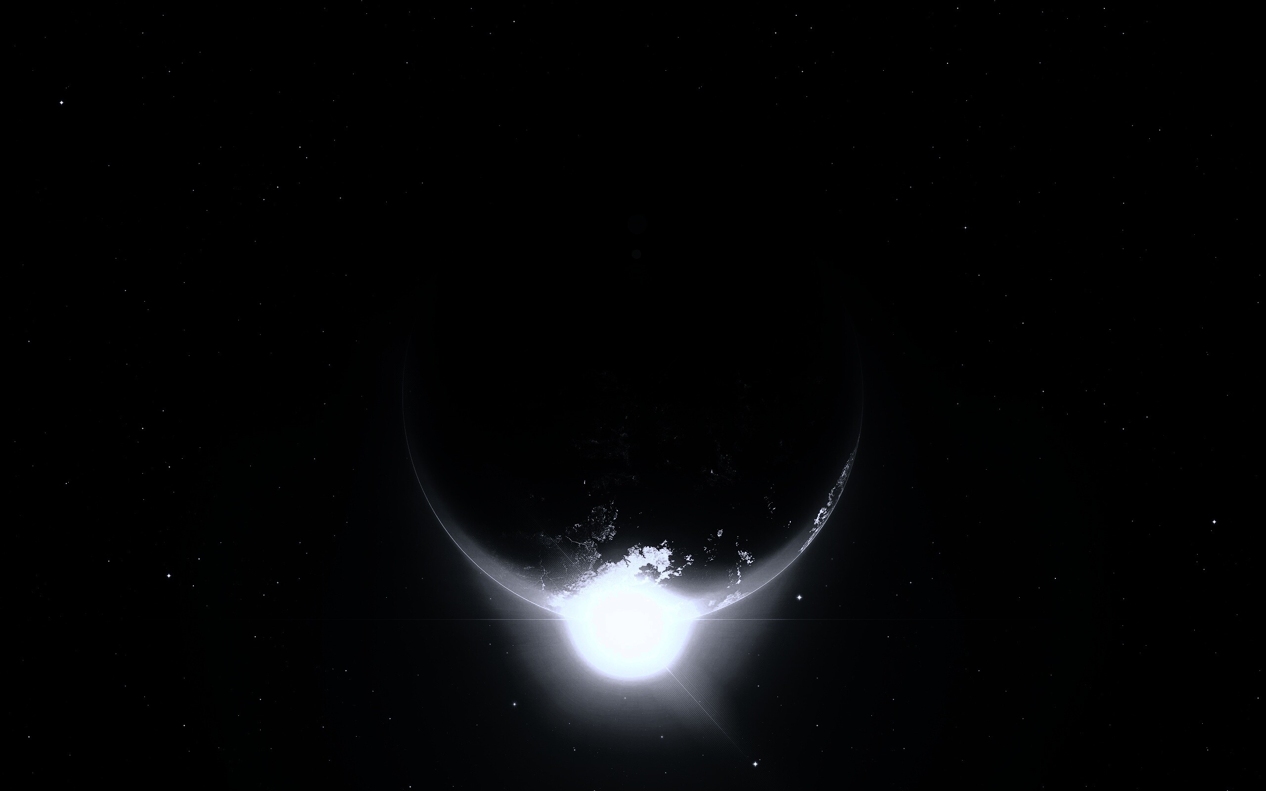 Восход виден из космоса обои