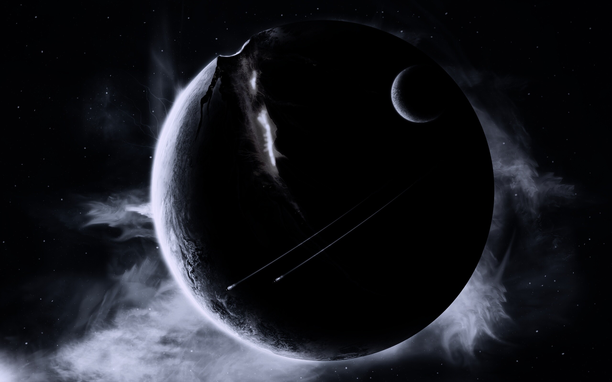 Эвакуация с гибнущей планеты обои