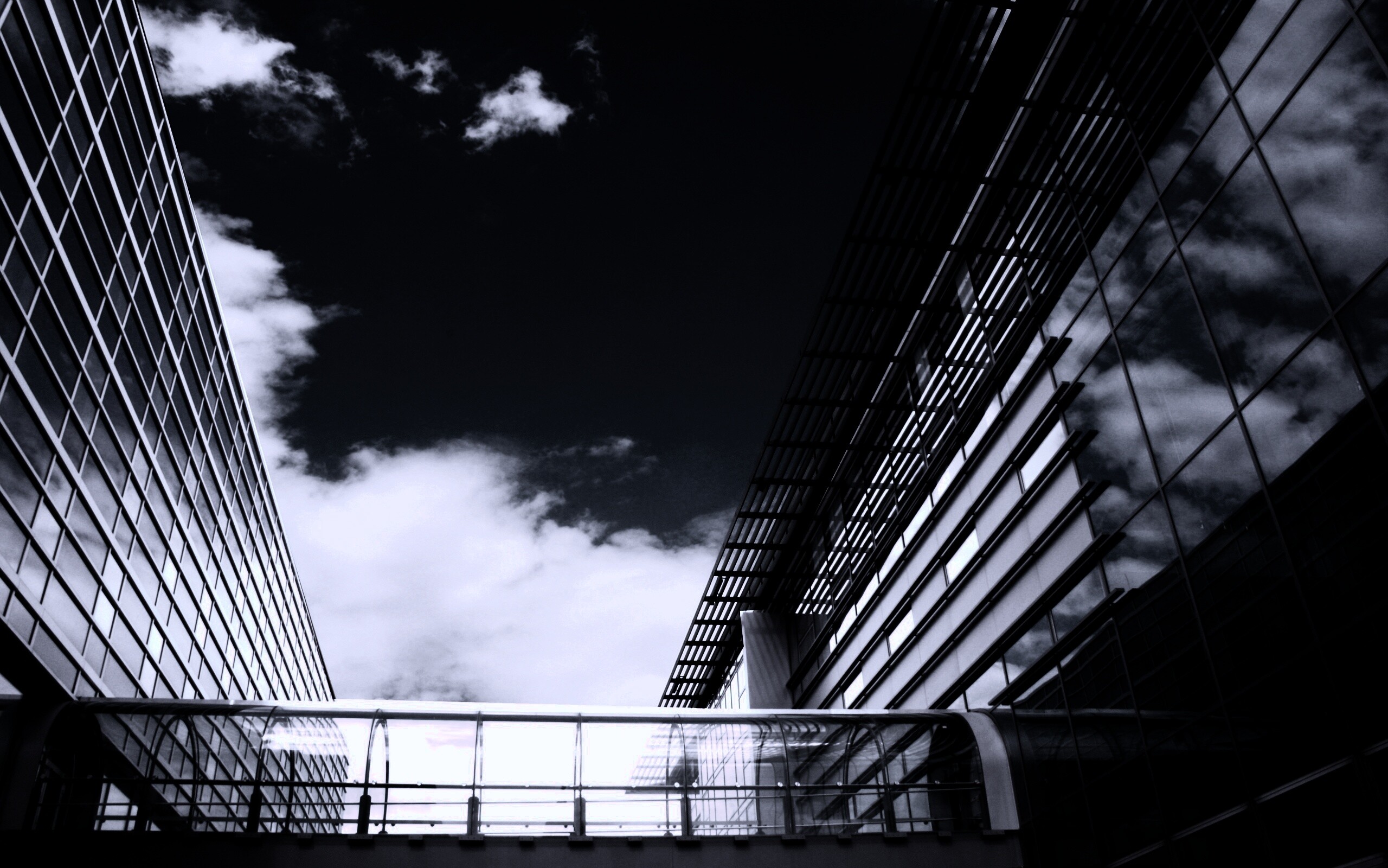 Стекло и металл обои