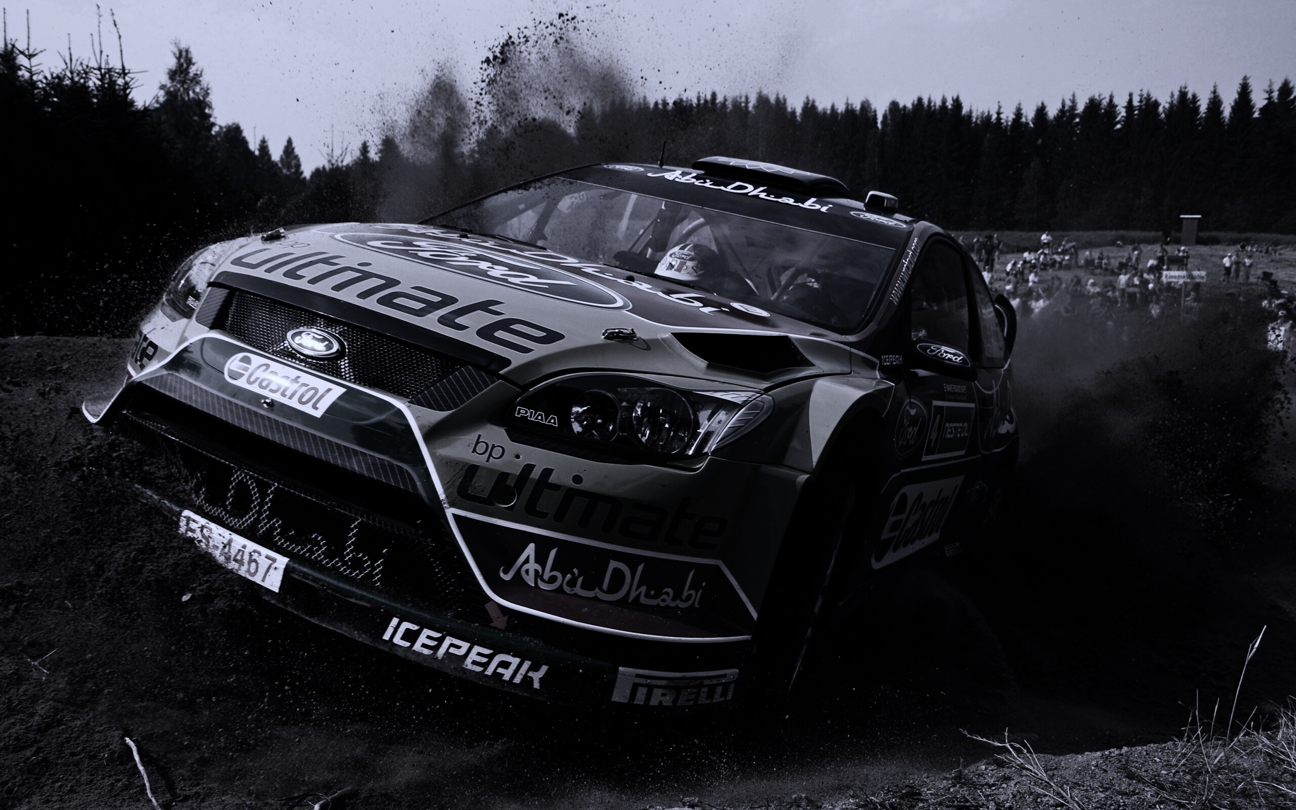 Форд учавствует в ралли обои