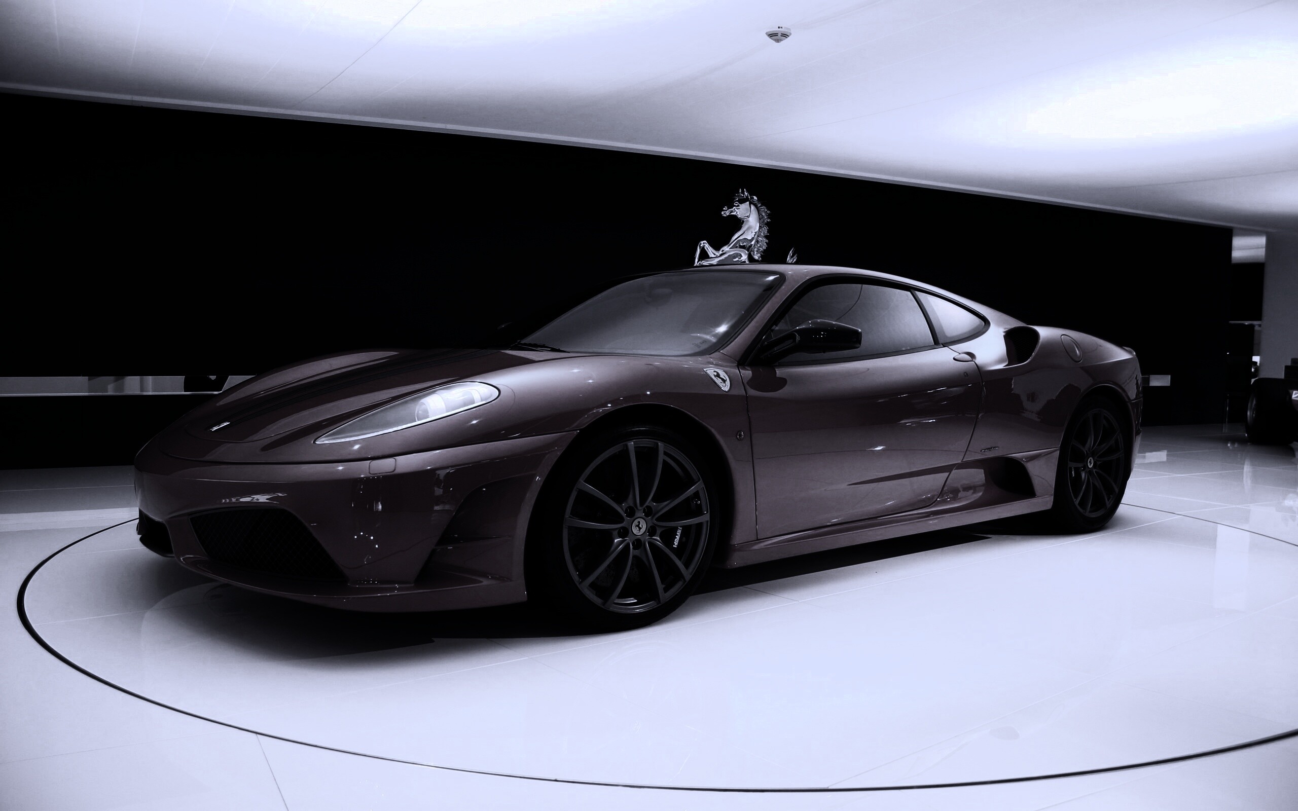 Ferrari F430 Scuderia на выставке обои