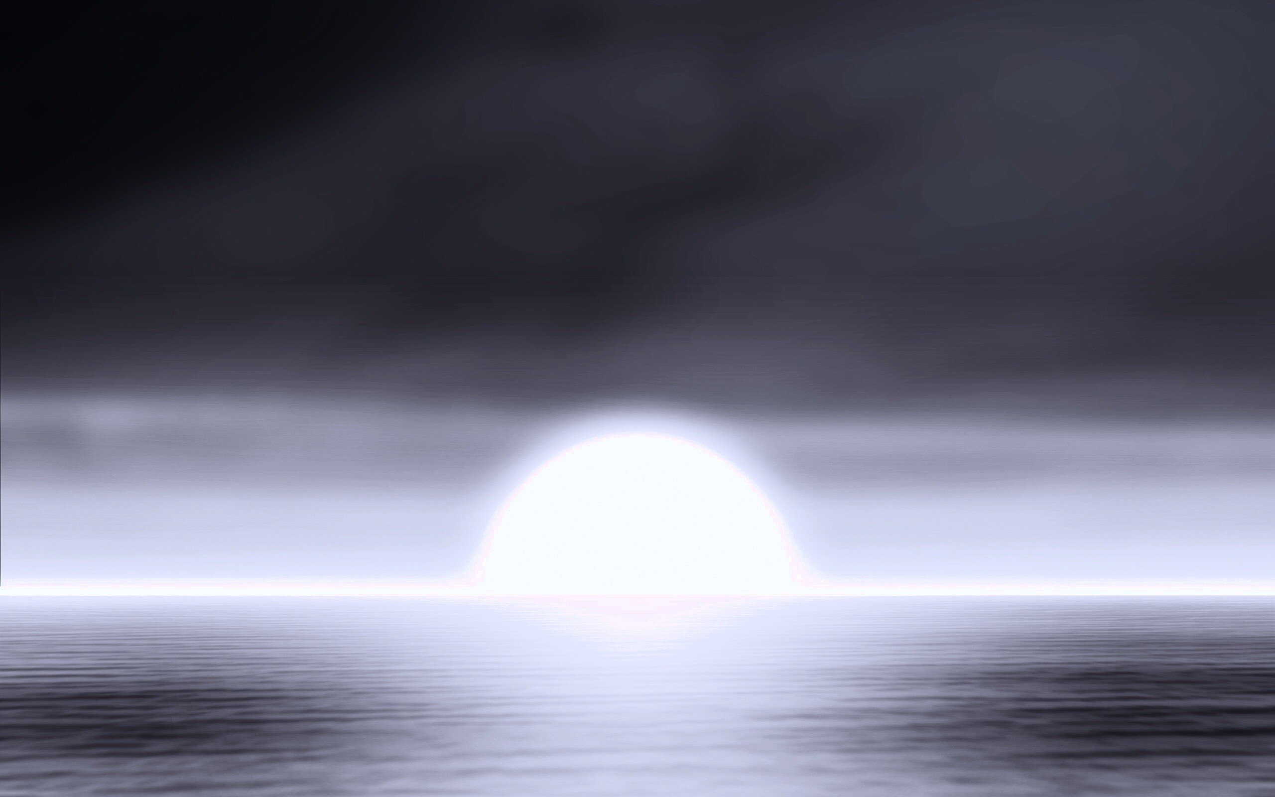 Нереальный закат обои