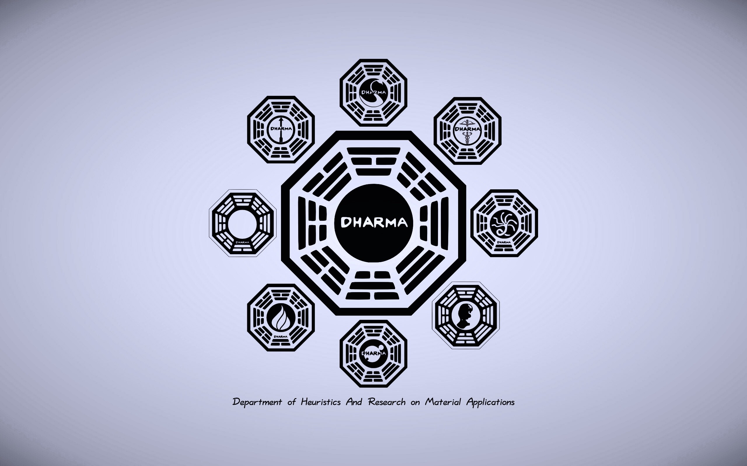 Логотипы станций Дхарма обои