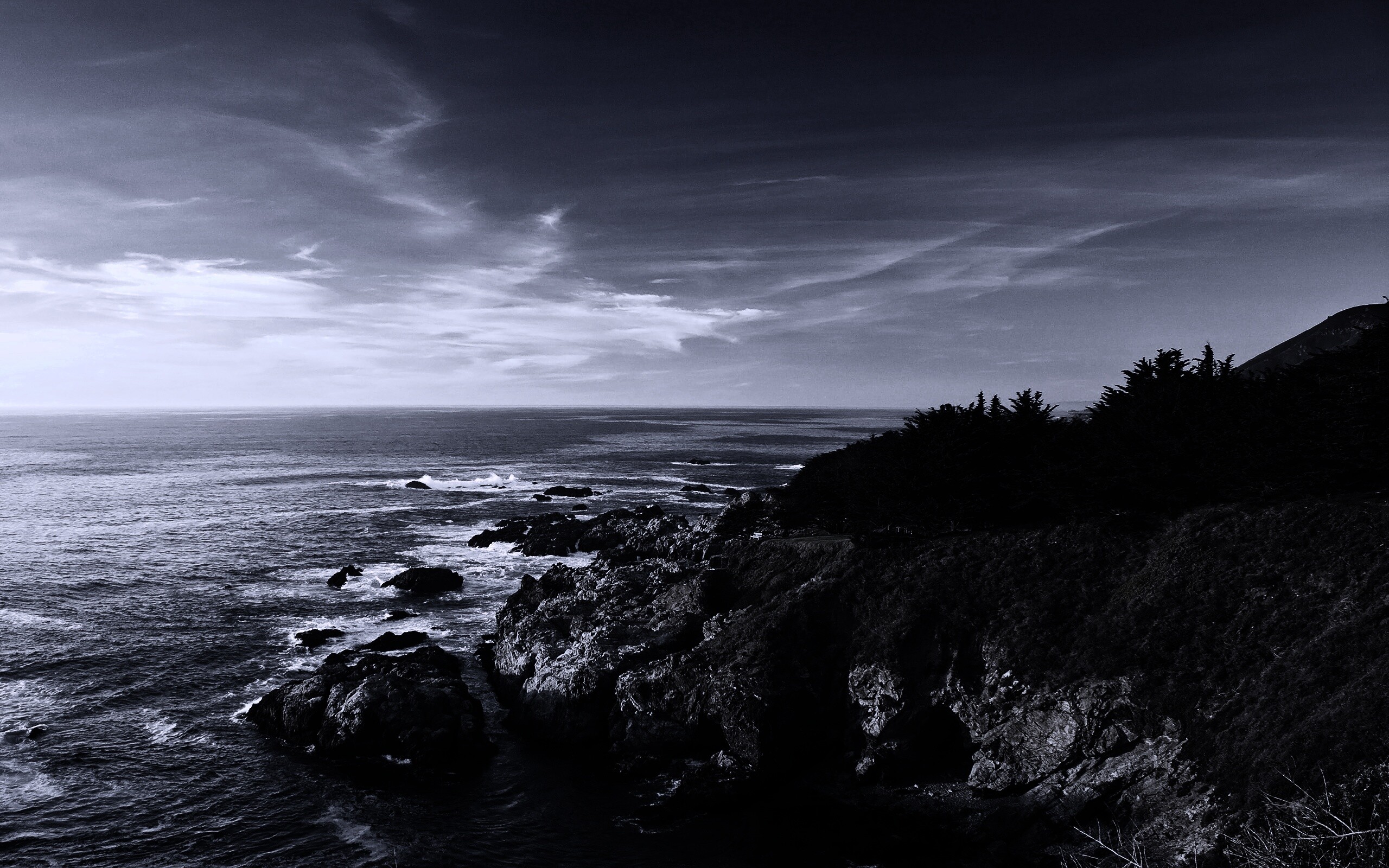 Скалистый берег обои