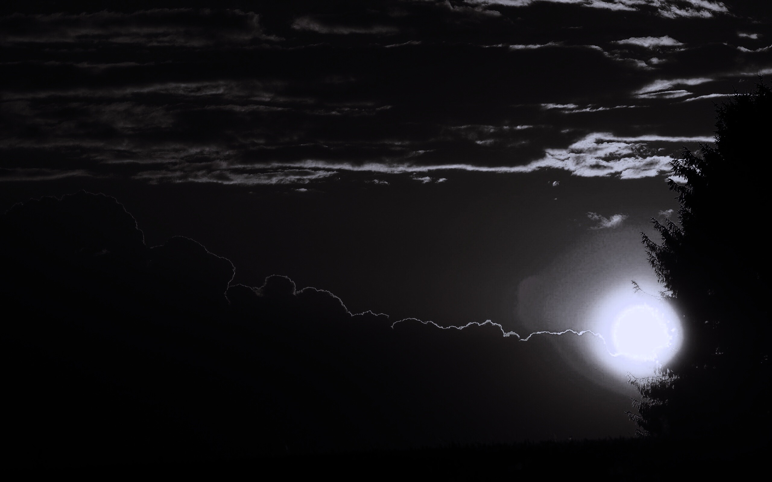 Теплый закат над полем обои