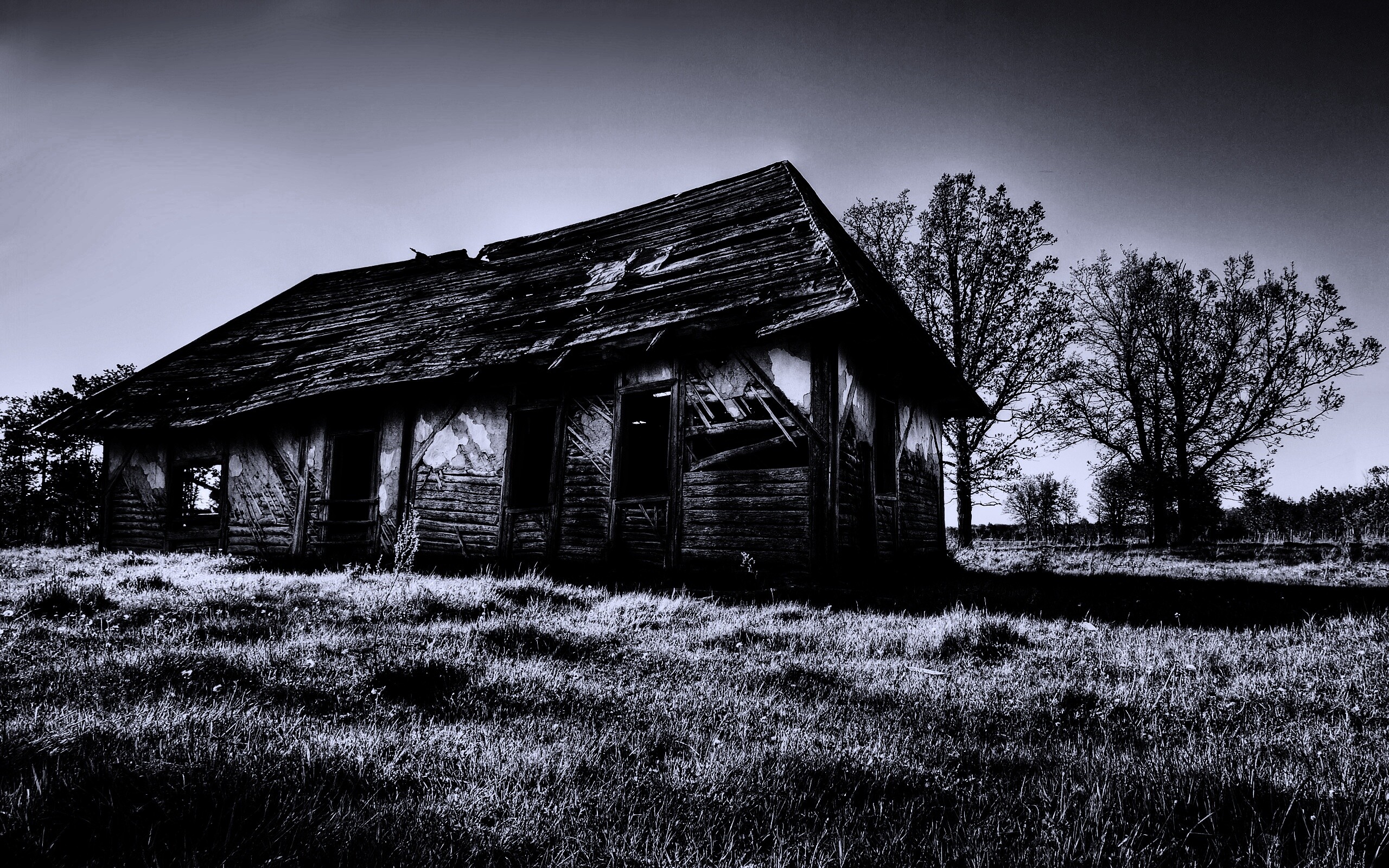 Разрушенная хата обои