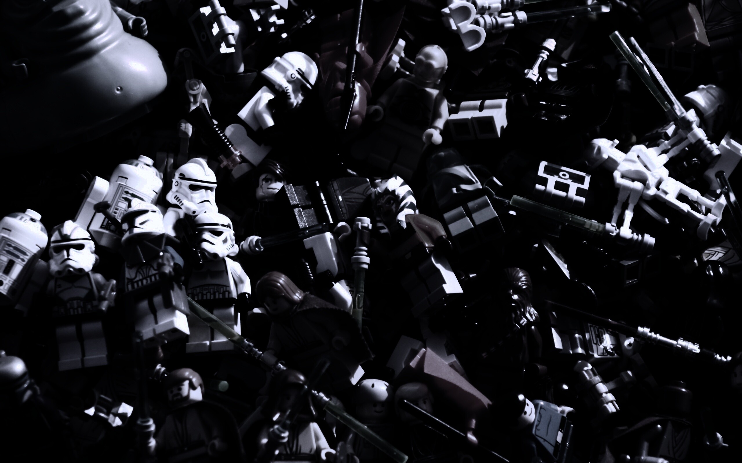 Человечки лего по мотивам звездных войн обои
