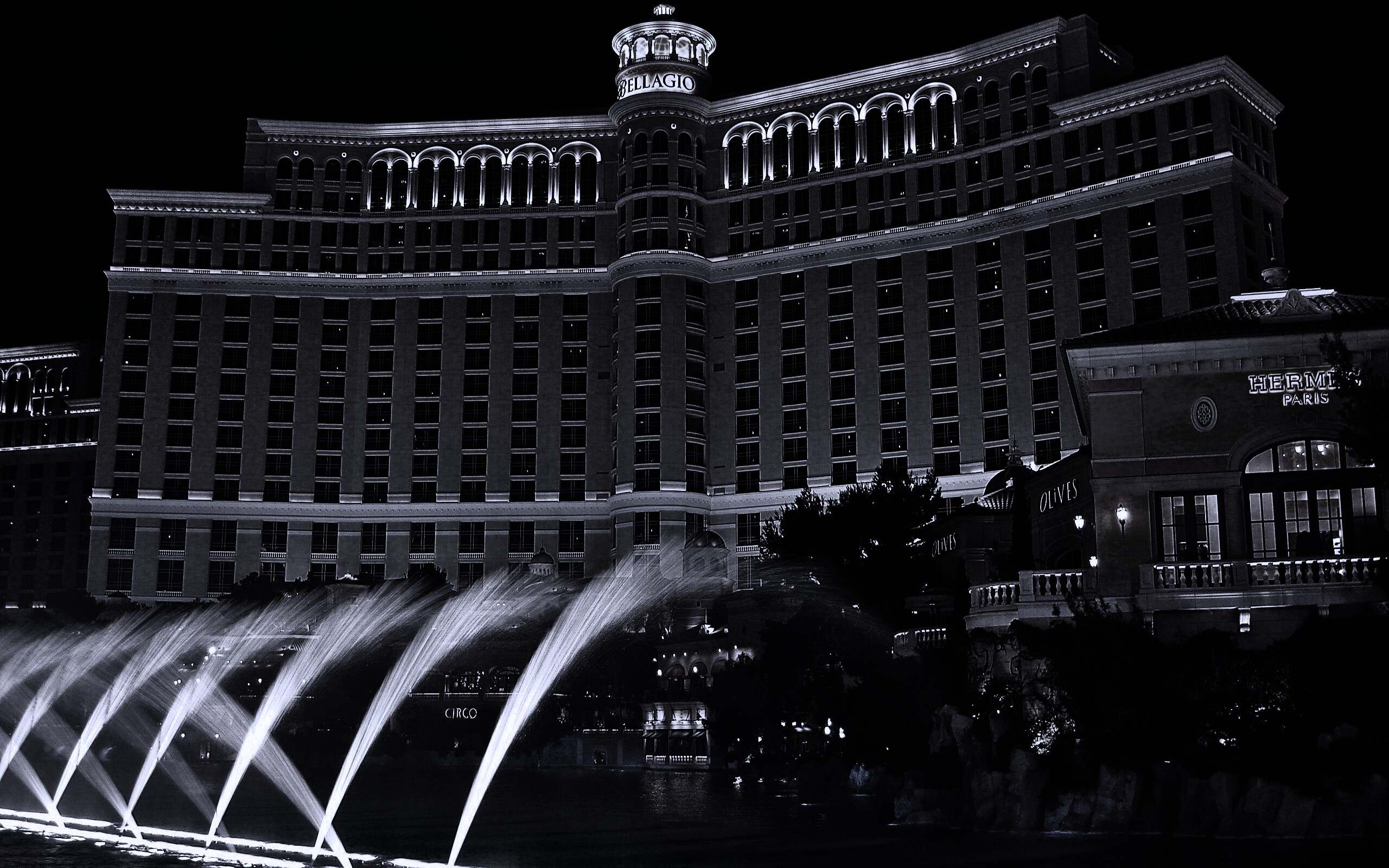 Казино Bellagio в Лас-Вегасе обои