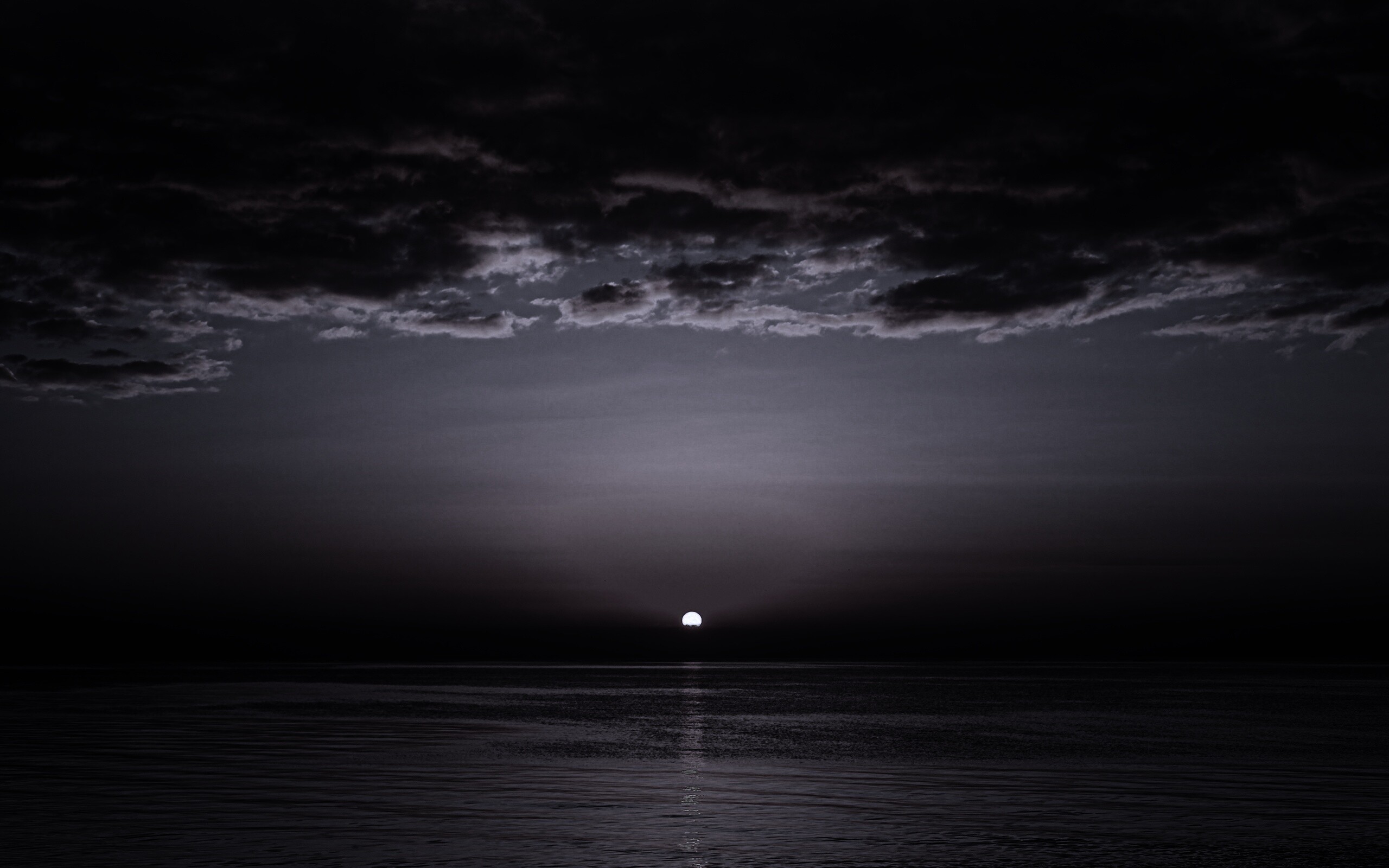 Багровый закат обои