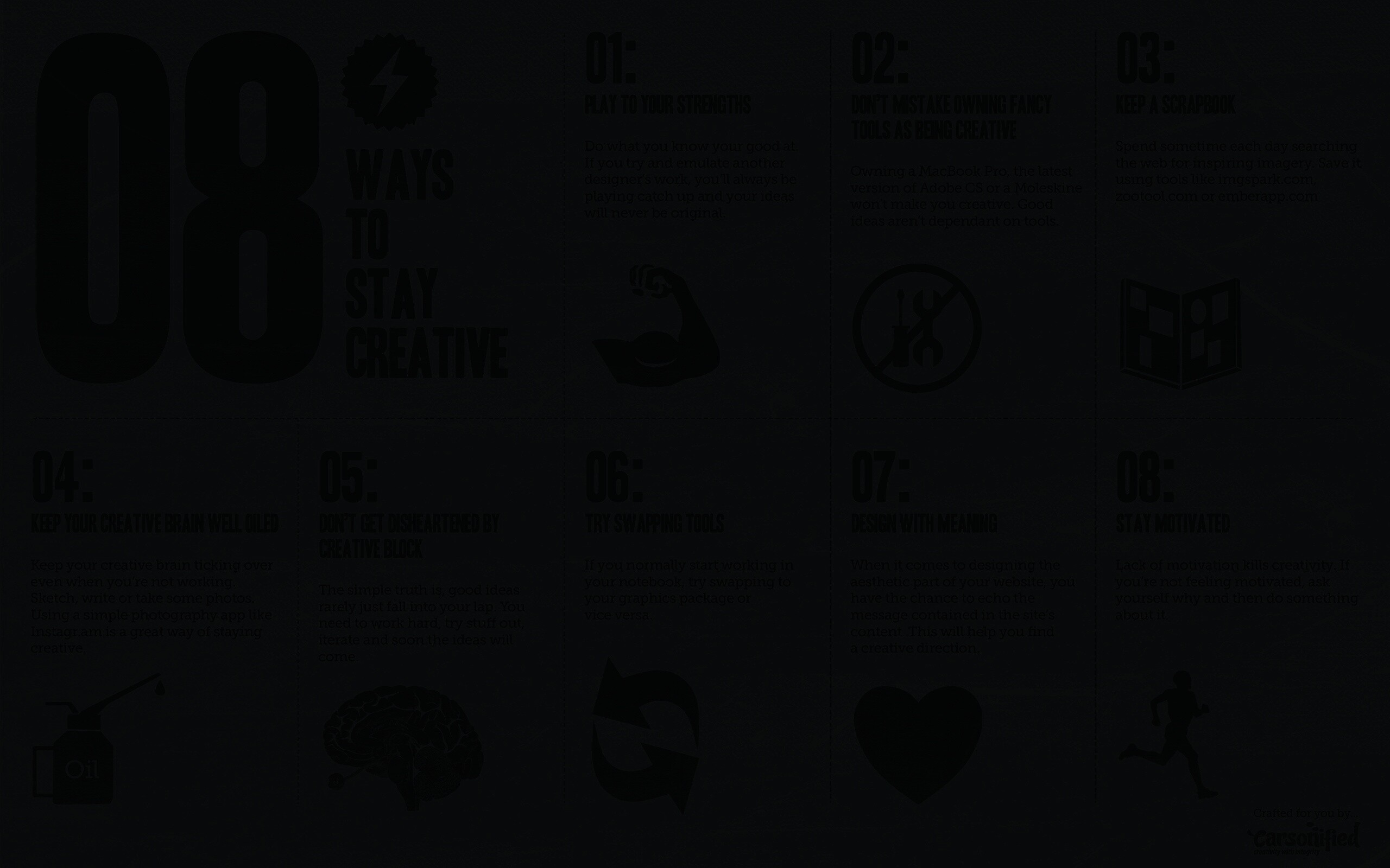 8 способов оставаться креативным обои