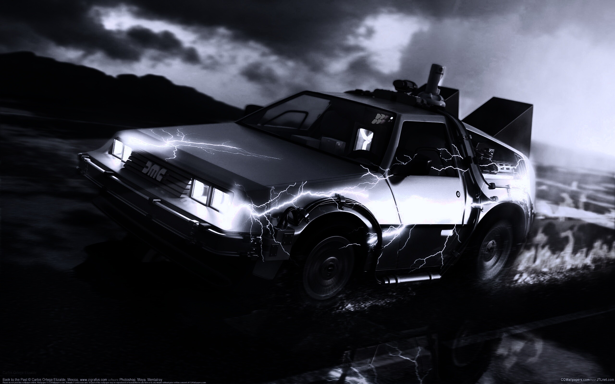 Машина времени обои