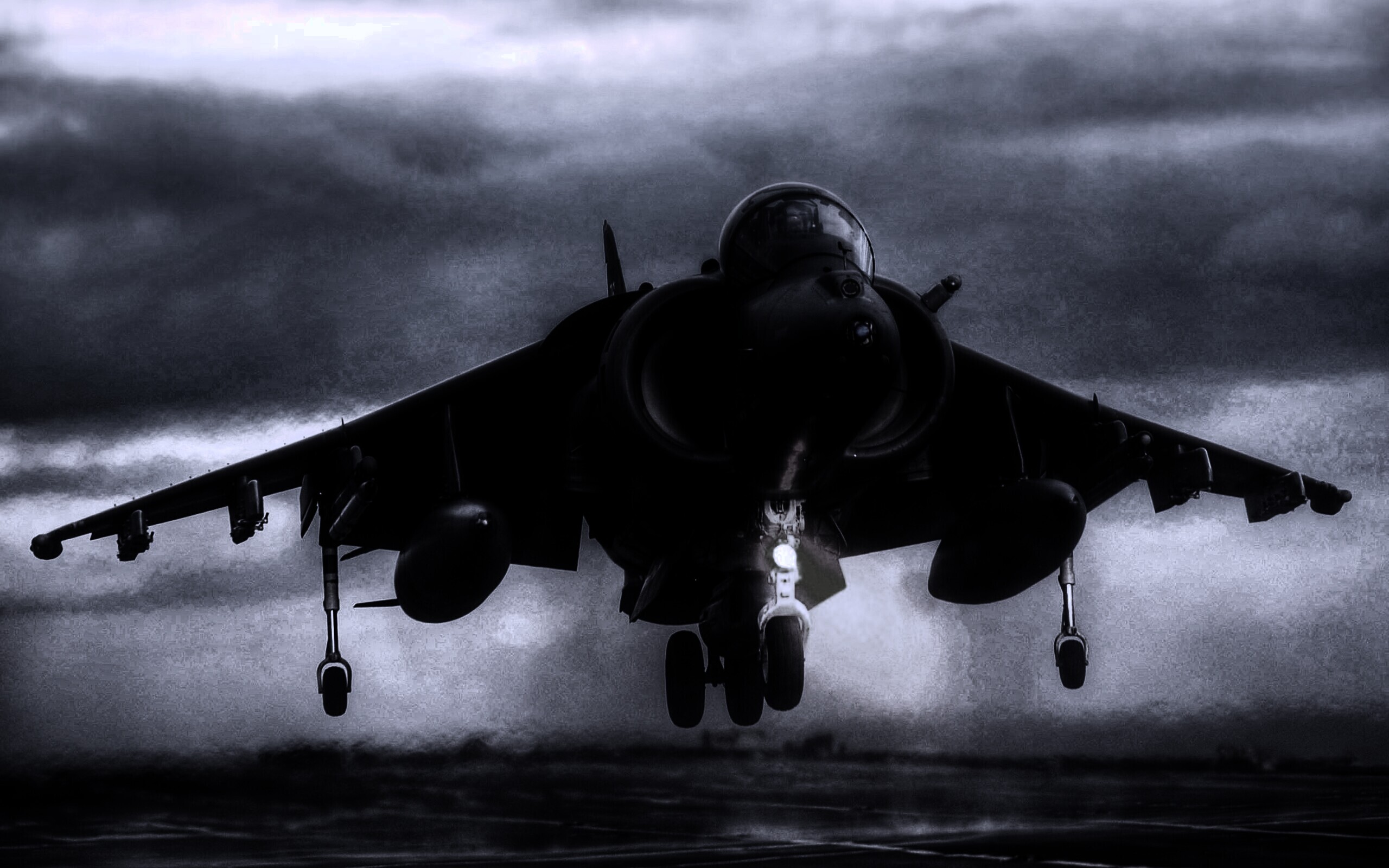 Истребитель на взлете обои