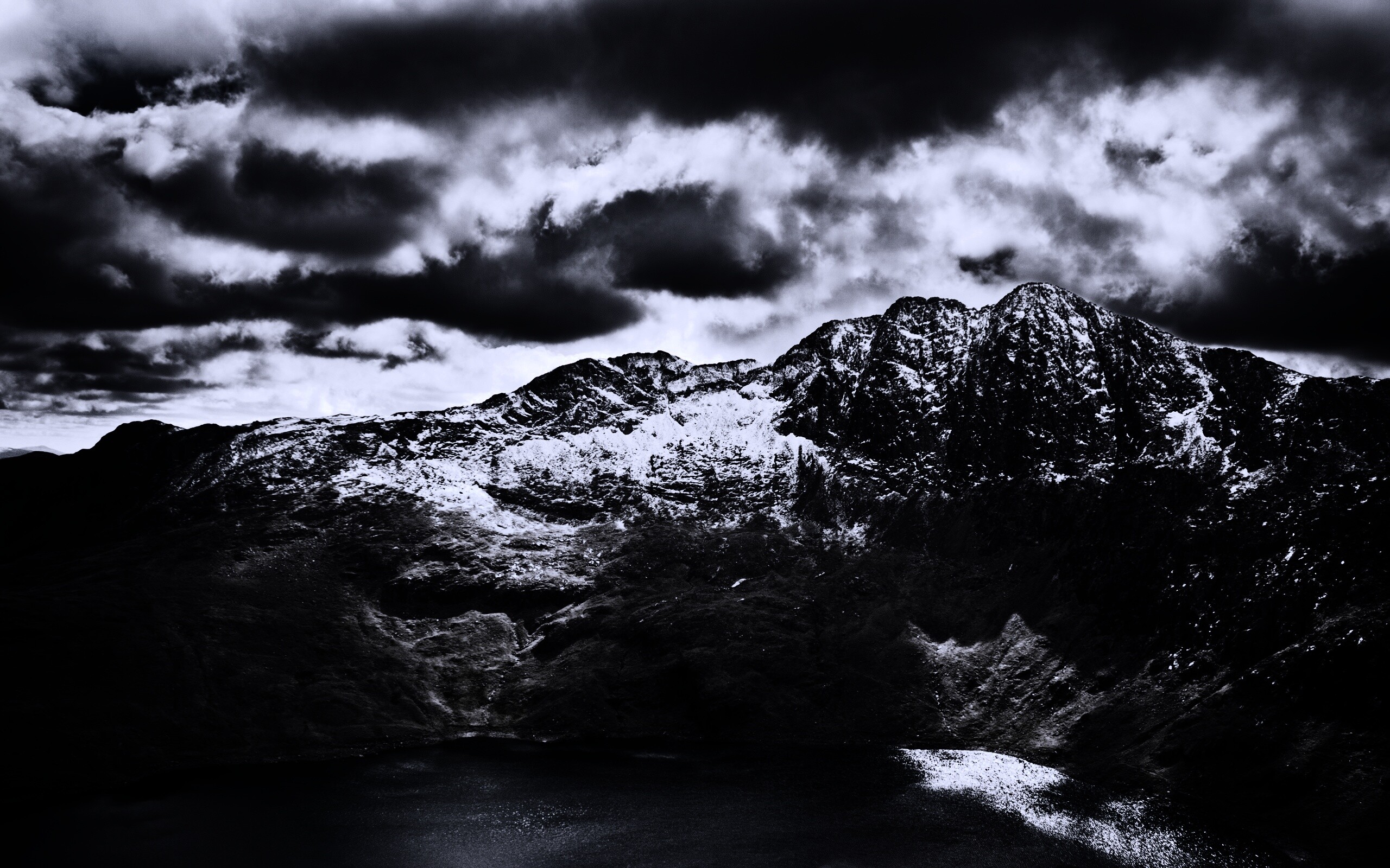 Вид на горы обои