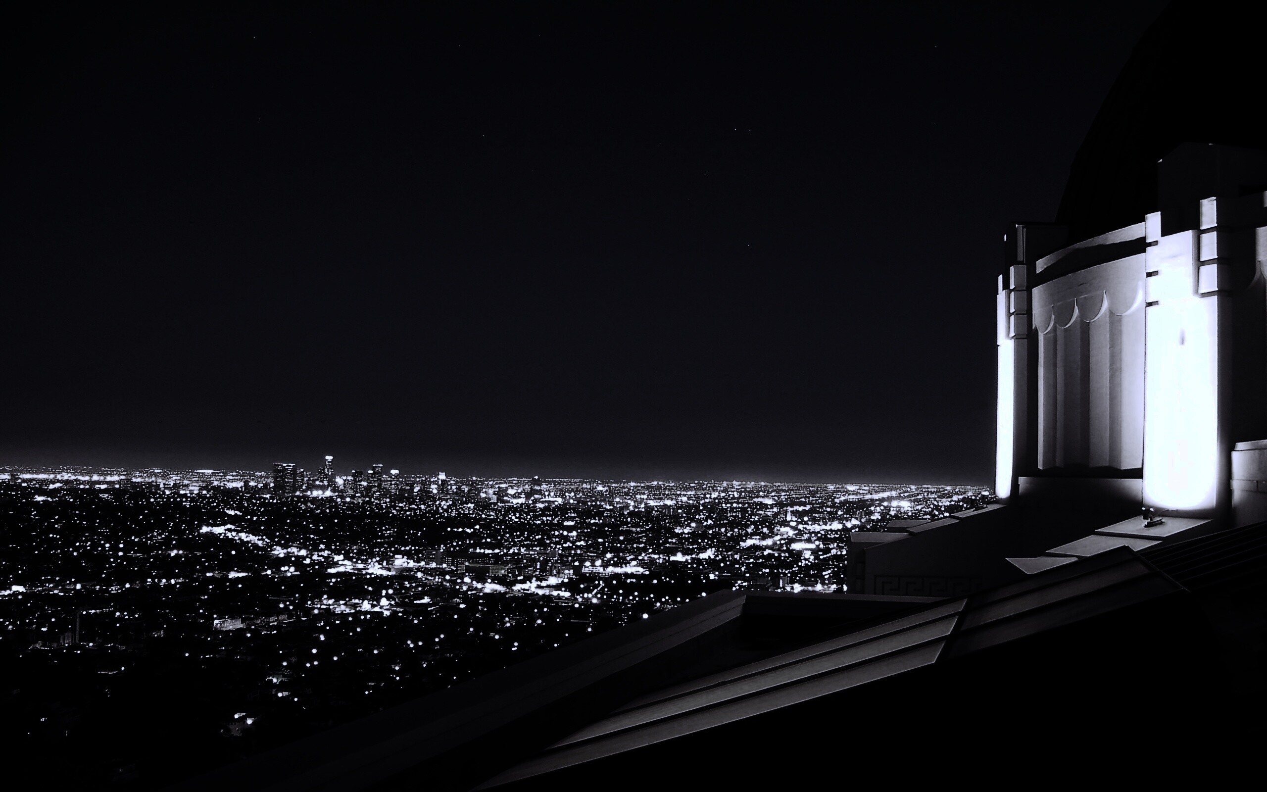 Вид на город обои