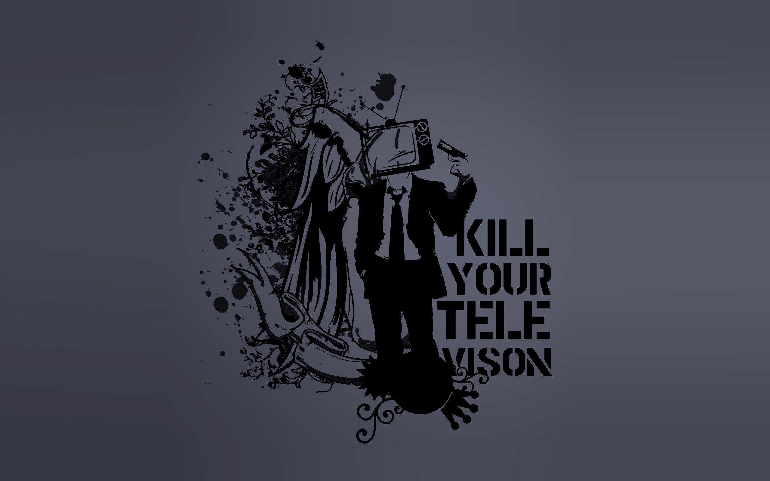 Убейте свой телевизор обои