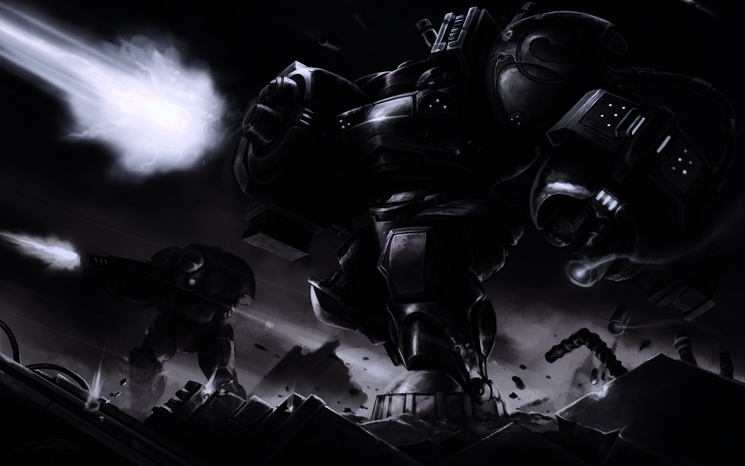 Терраны из StarCraft обои