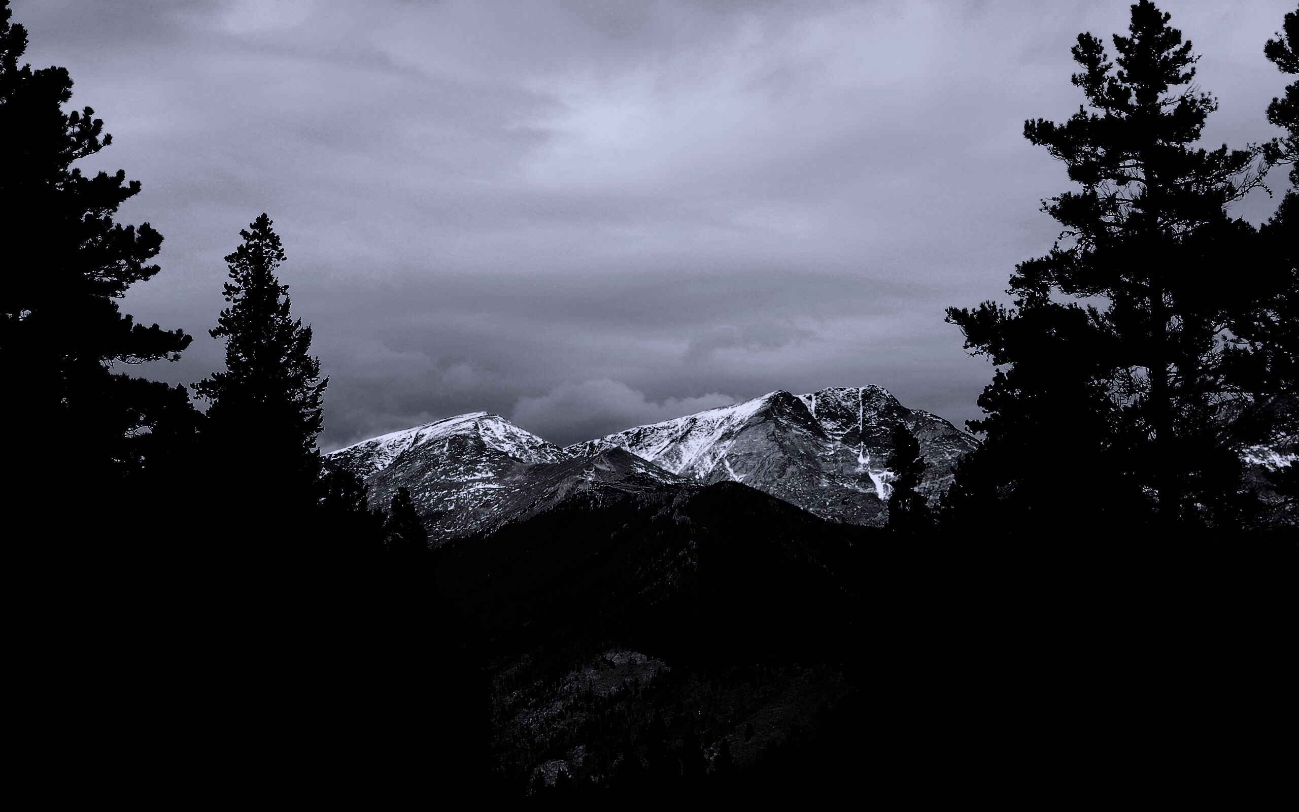 Вид на горы обои