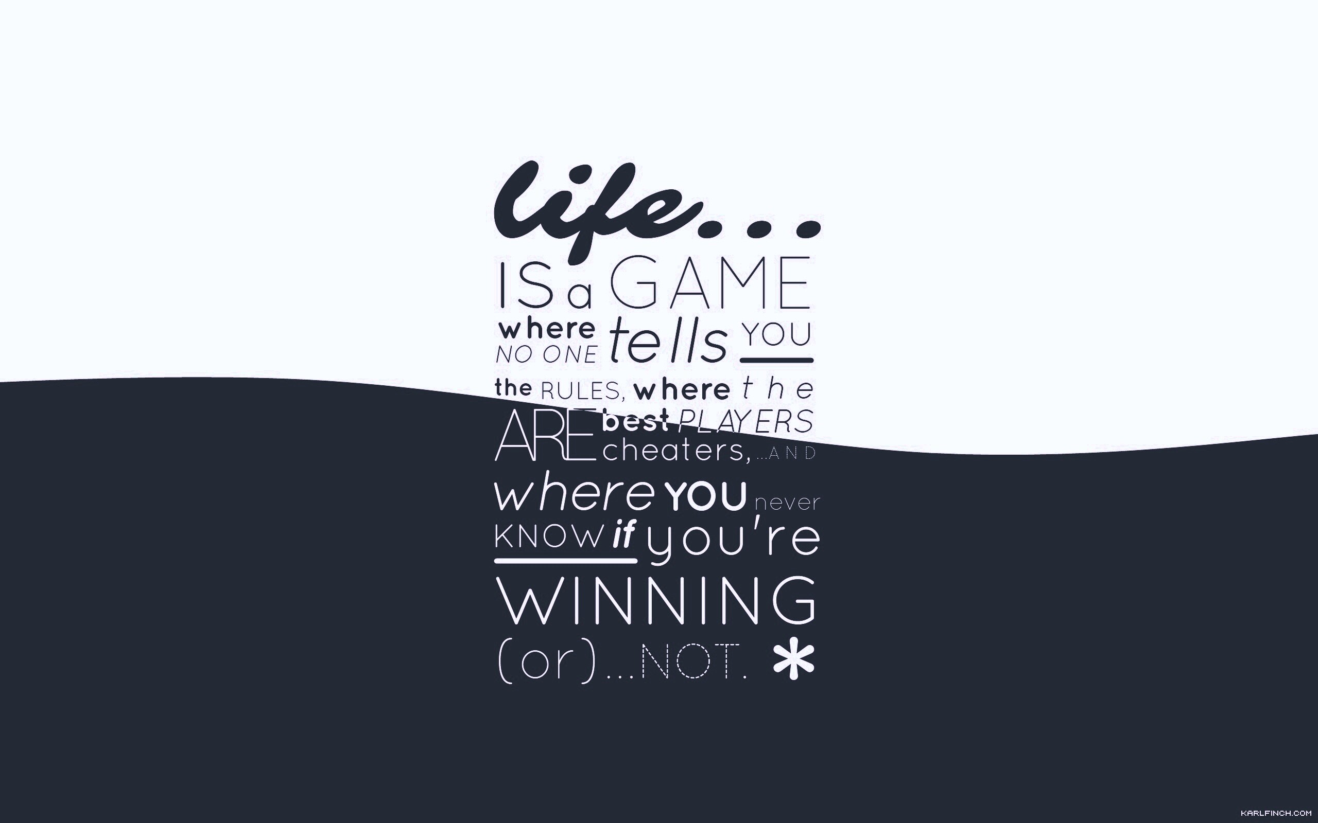 Жизнь - игра обои