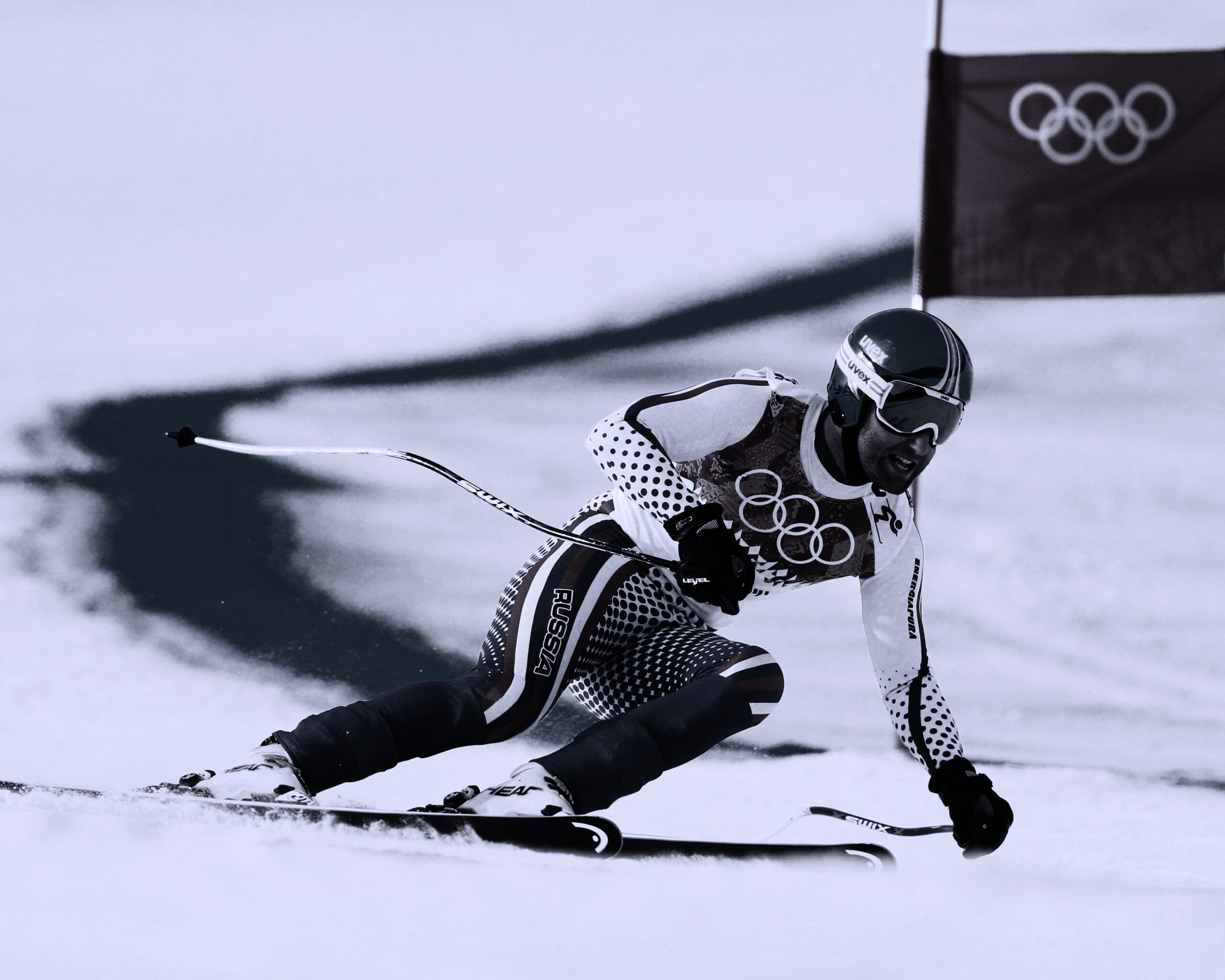 Лыжник на олимпиаде обои