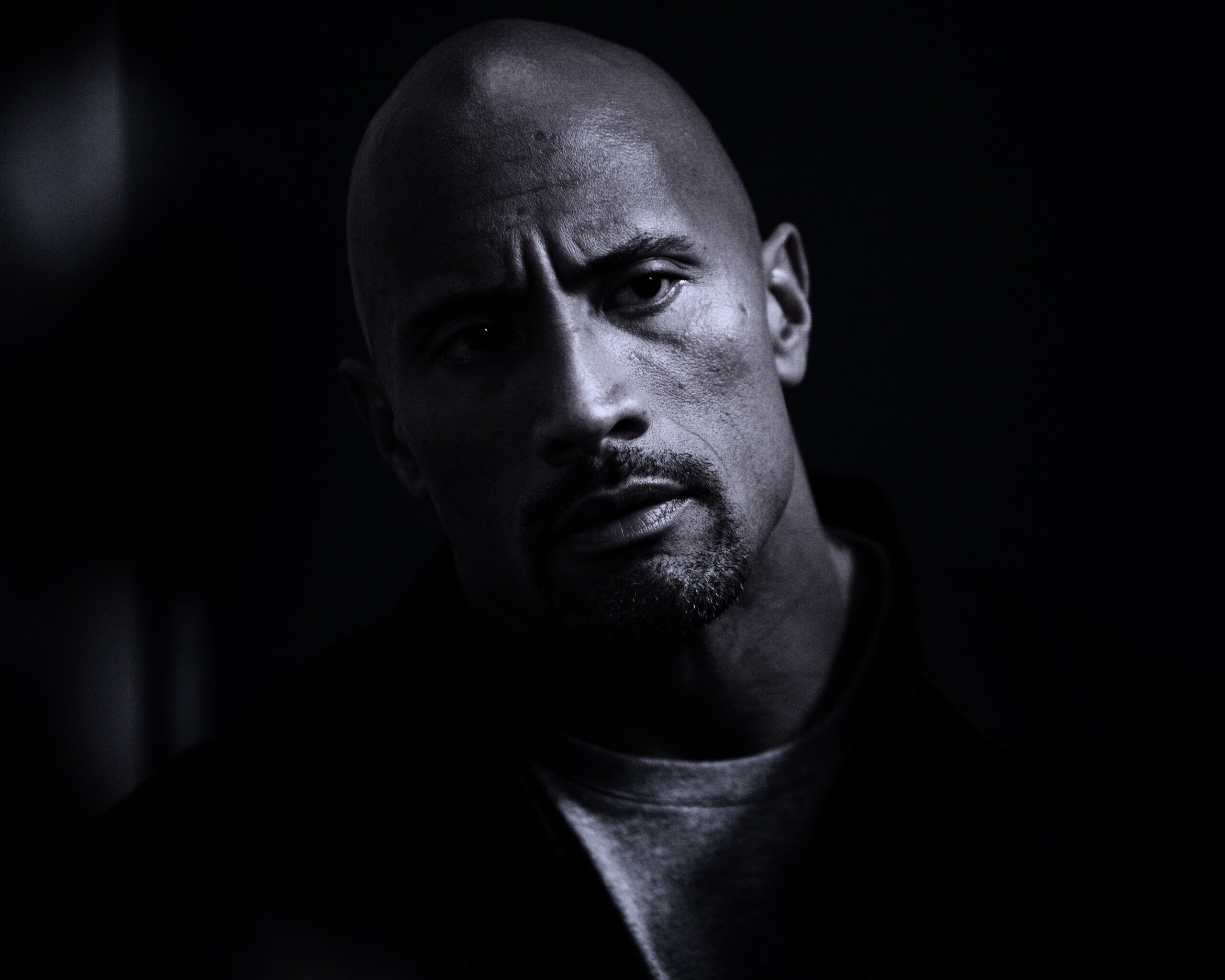 Dwayne johnson, Actor, Bald, Hair, Celebrity обои