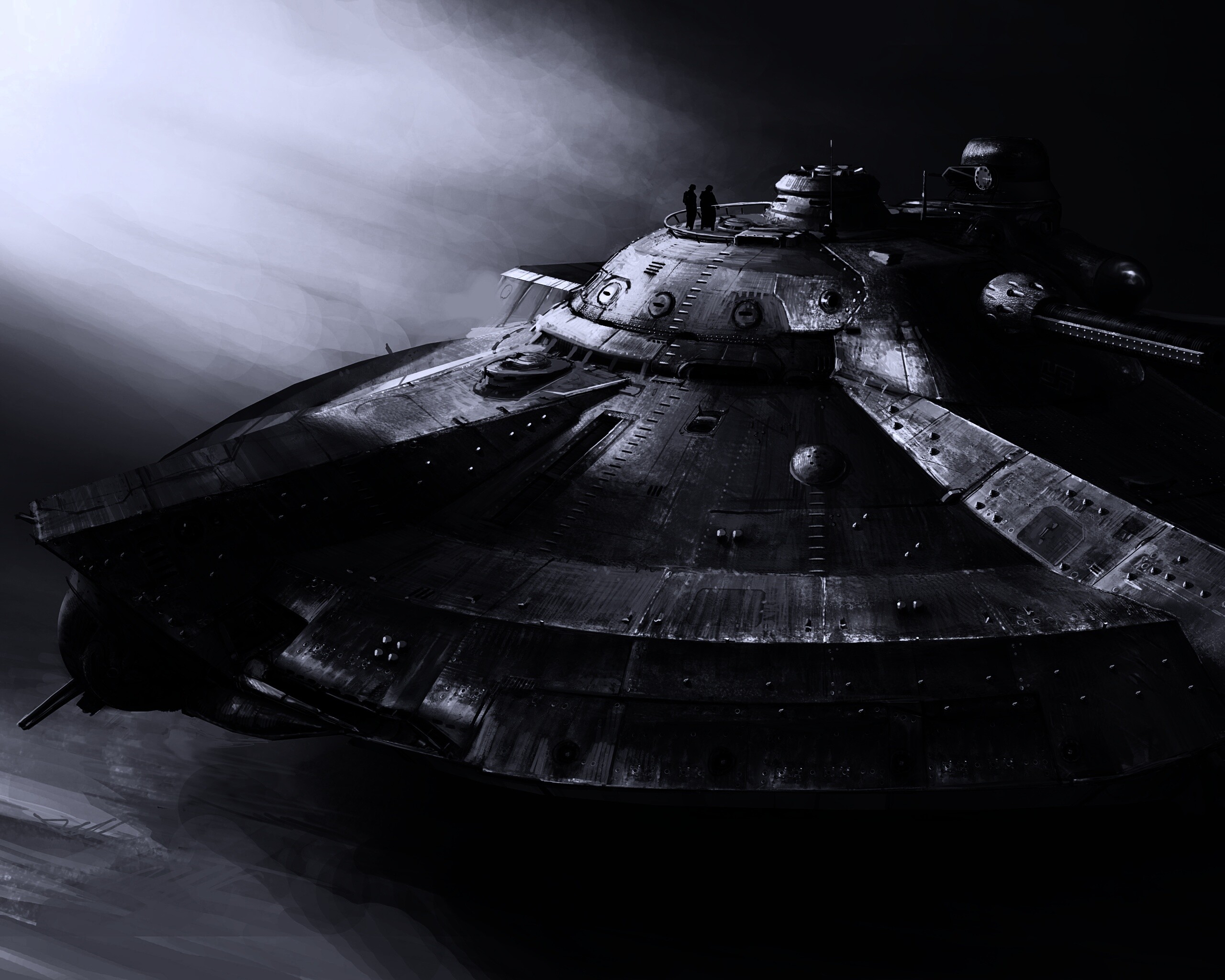 Летающая тарелка. Разработка Рейха. обои