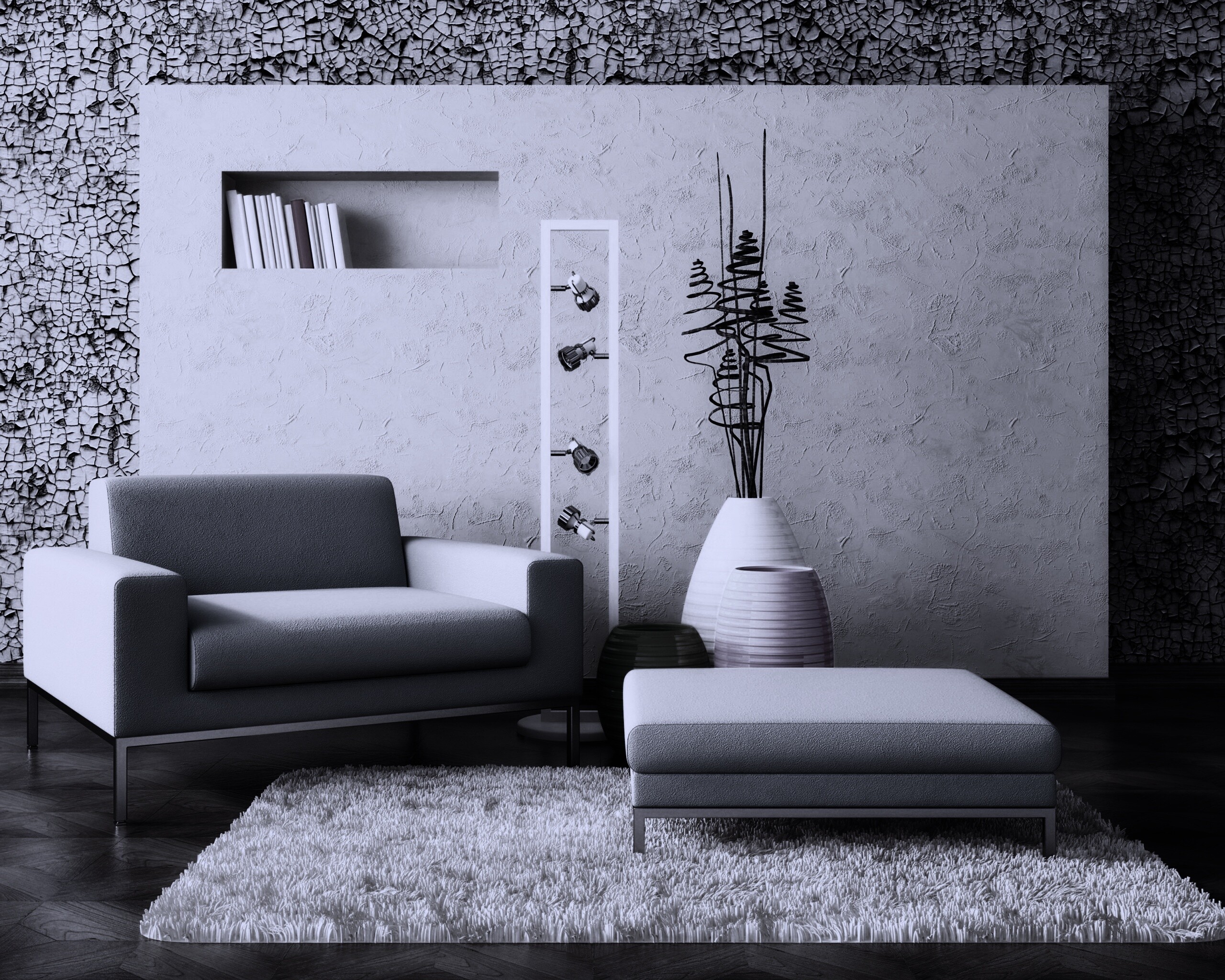 Стильный декор обои