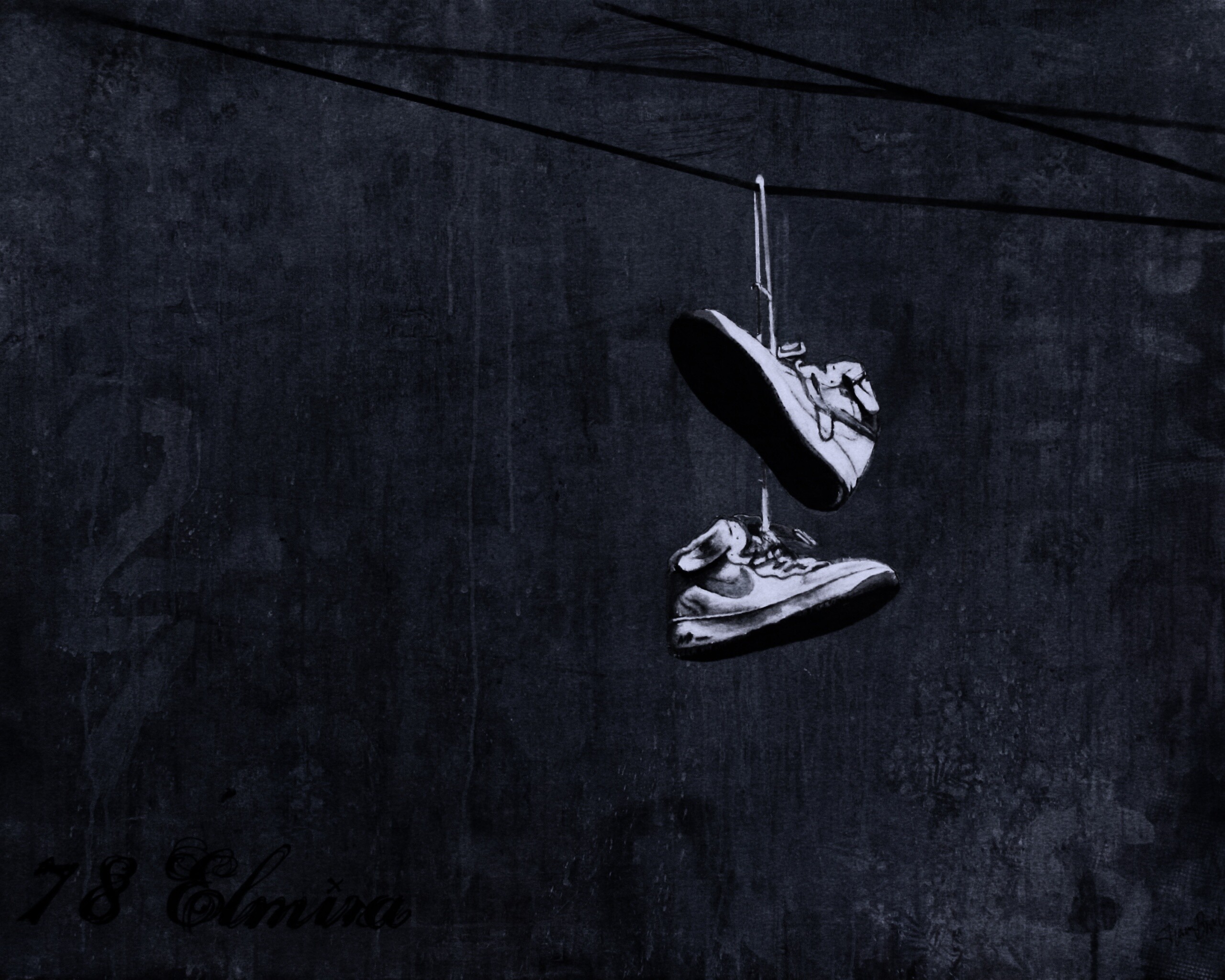 Кросовки на проводе обои