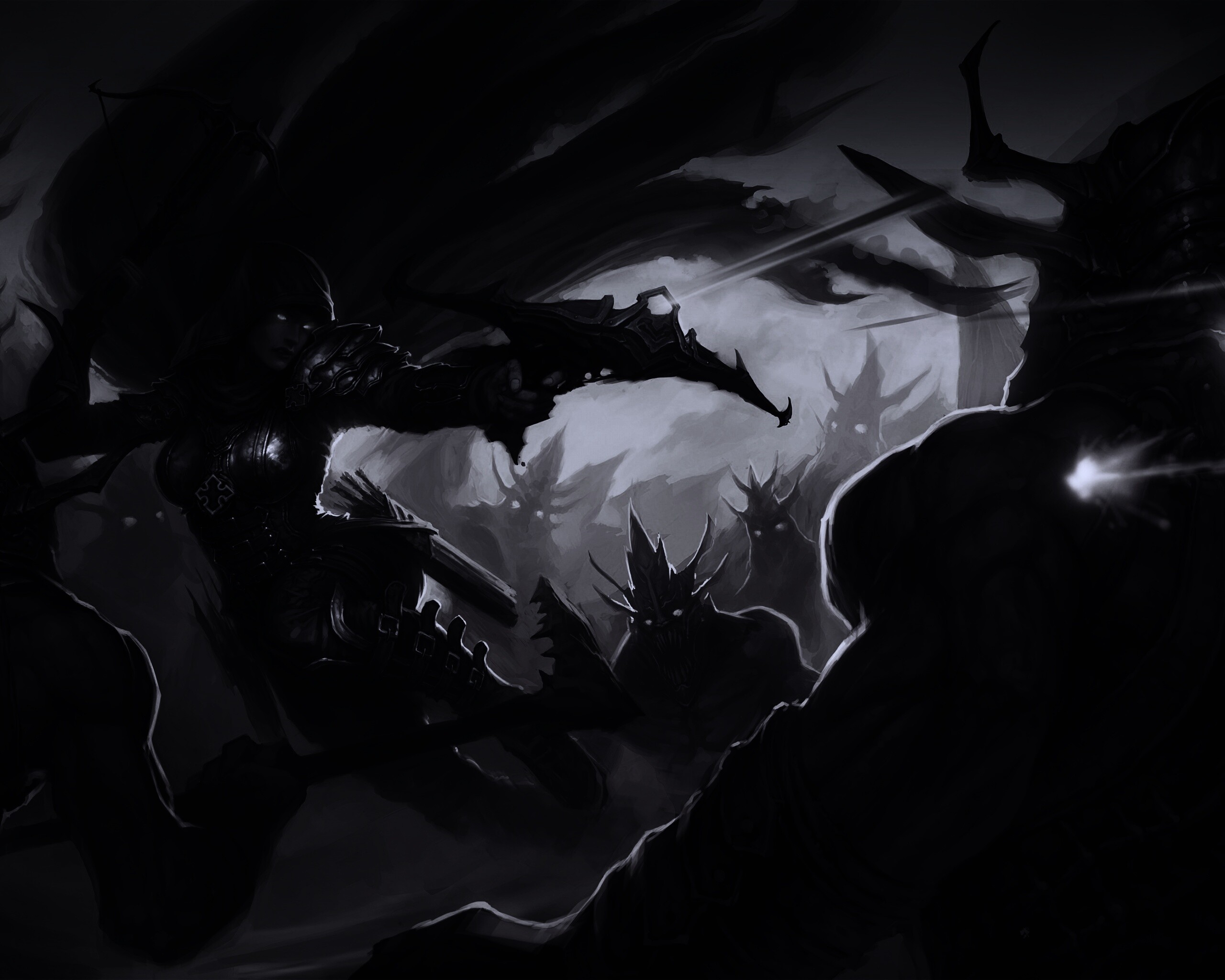 Охотник на демонов из Diablo 3 обои