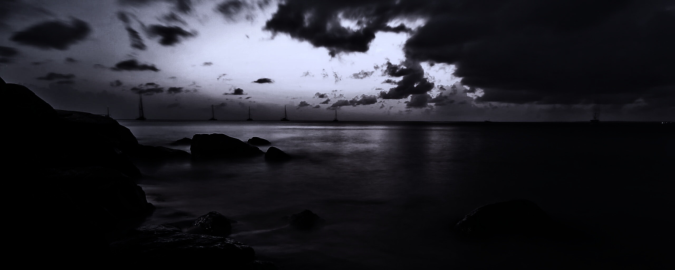 Кровавое море обои