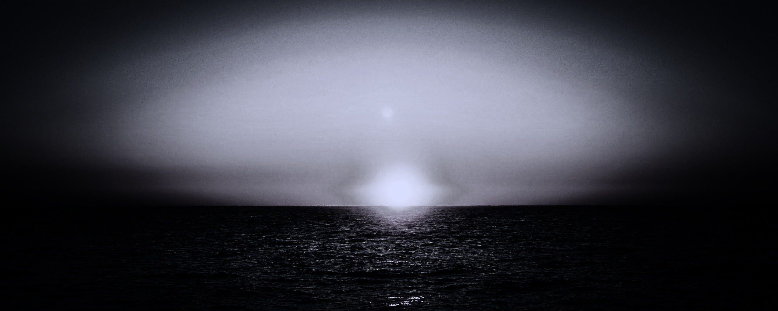 Заходящее солнце обои